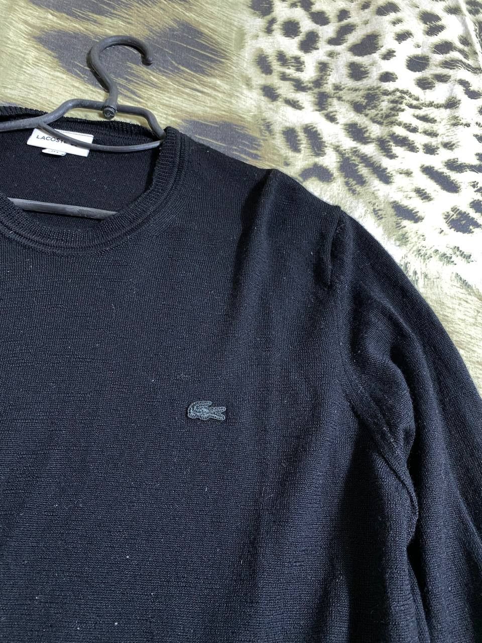 Lacoste × Vintage Vintage Lacoste wool sweater cropped cardigan Size US XL / EU 56 / 4 - 3 Thumbnail