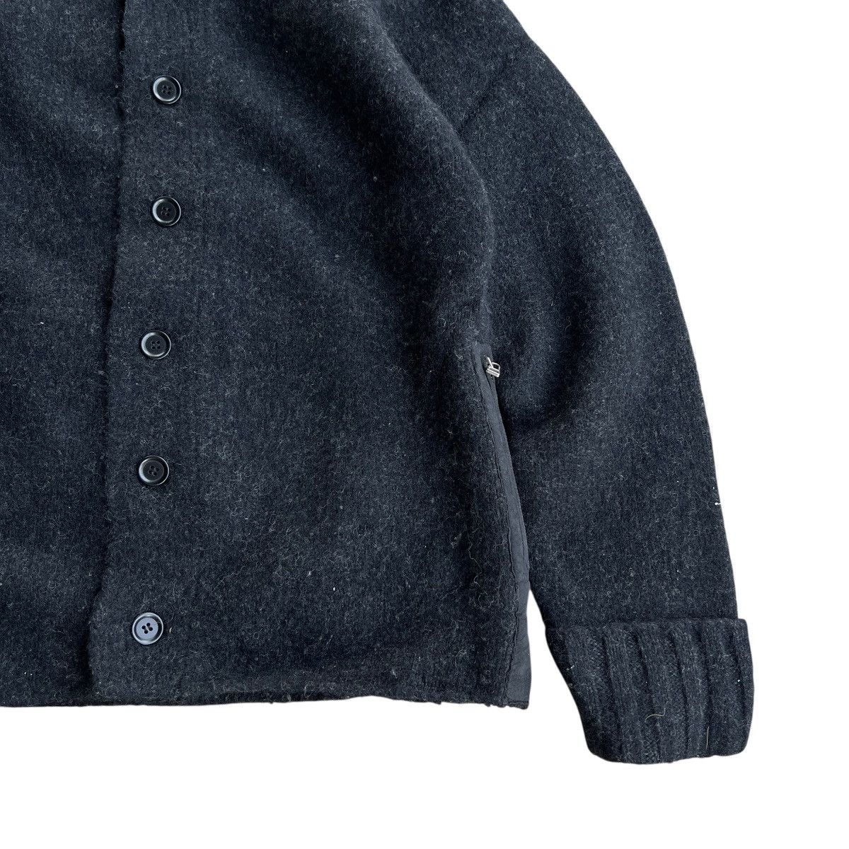 Yohji Yamamoto 🔥 YOHJI YAMAMOTO AAR YOHJI DESIGN STUDIO MOHAIR JACKET Size US L / EU 52-54 / 3 - 19 Thumbnail