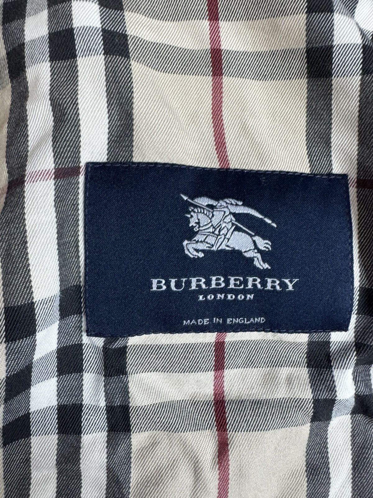 Burberry 🔥 Vintage 90's BURBERRY LONDON Nova Check Trench Coat Size L / US 10 / IT 46 - 5 Thumbnail