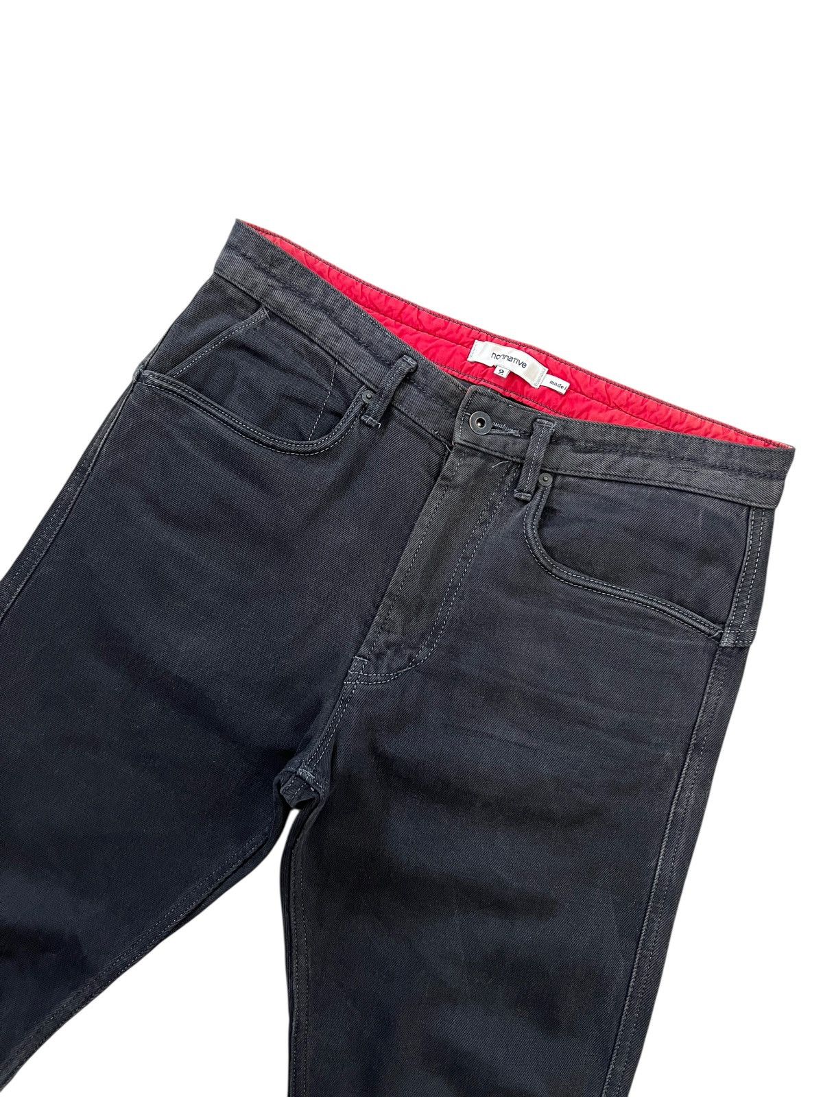 Japanese Brand × Nonnative Nonnative Black Washed Distressed Jeans Size US 34 / EU 50 - 10 Thumbnail