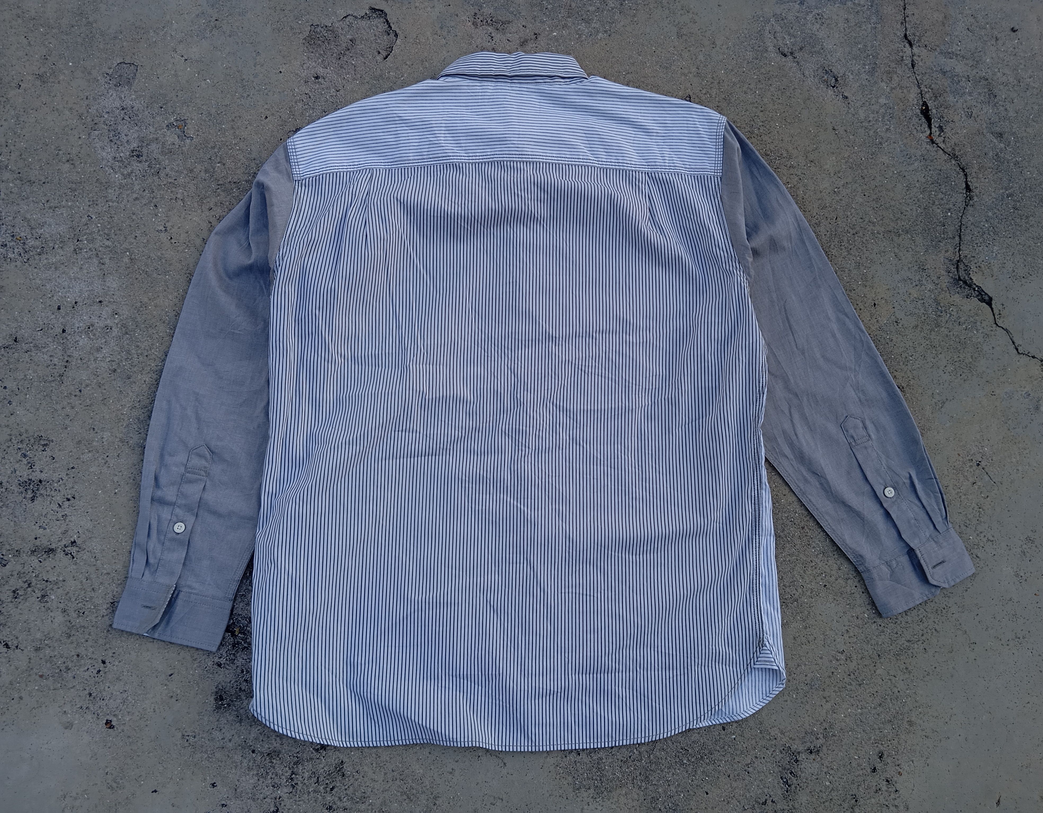 JW Anderson × Uniqlo 💼👔🏙️ JW Anderson Office Casual Button Stripe shirt Size US L / EU 52-54 / 3 - 3 Thumbnail