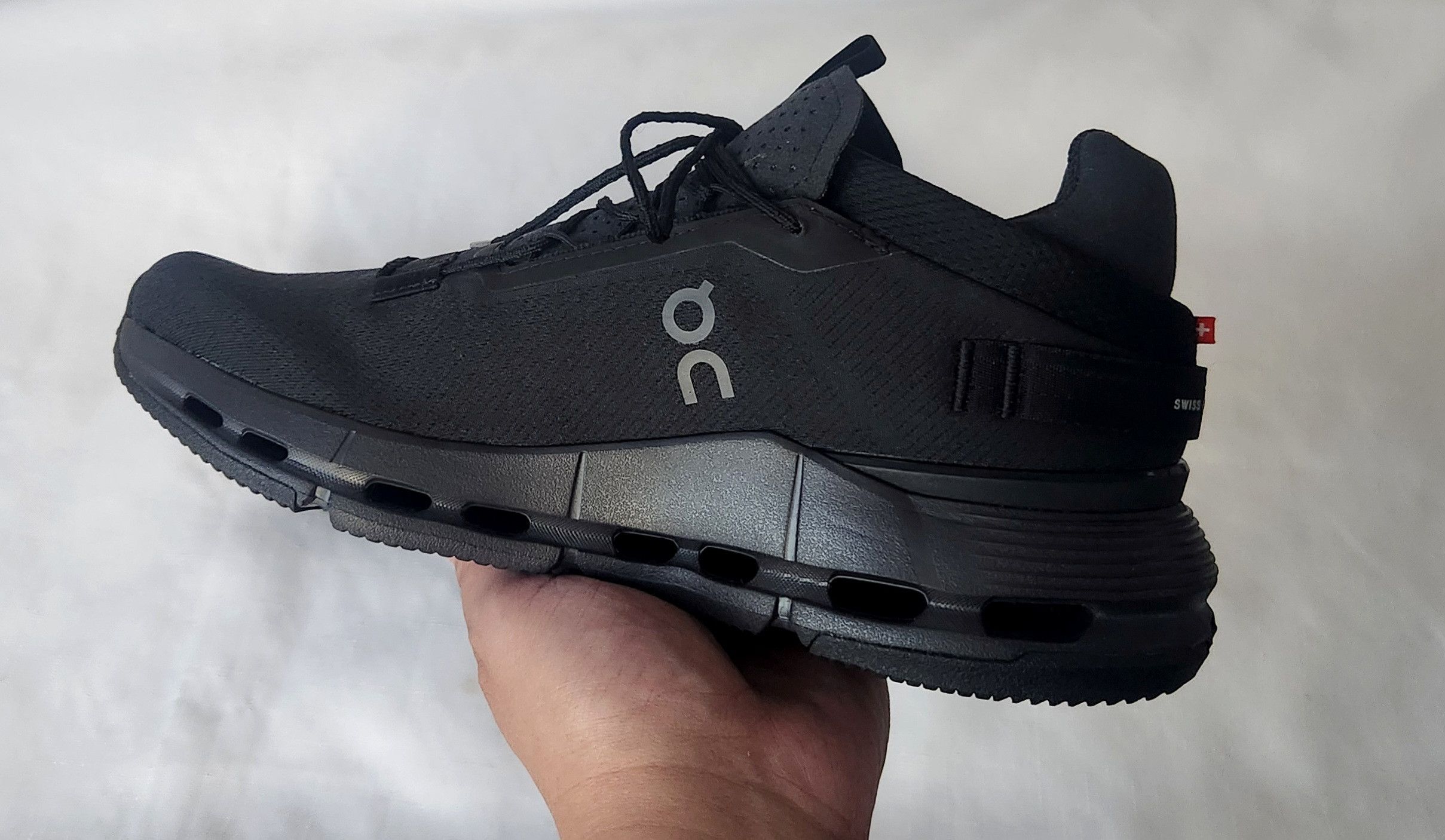 On ON Cloudnova 2 All Black 3WE30220485 Speedboard Women's Lif Size US 9.5 / IT 39.5 - 3 Thumbnail