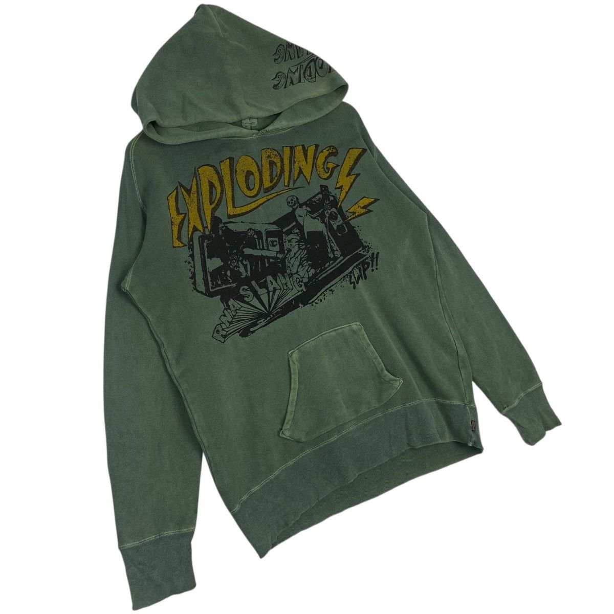 Other Vintage RNA Japan Stonewash Green Hoodie Sweater Big Logo Size US M / EU 48-50 / 2 - 3 Thumbnail