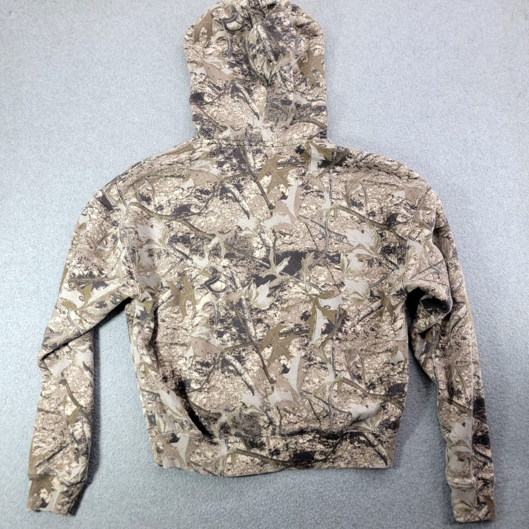 Aeropostale VINTAGE Aeropostale Hoodie Teens S Brown Camouflage Pullover Fleece Kangaroo Pocket Hunting Size US S / EU 44-46 / 1 - 4 Thumbnail