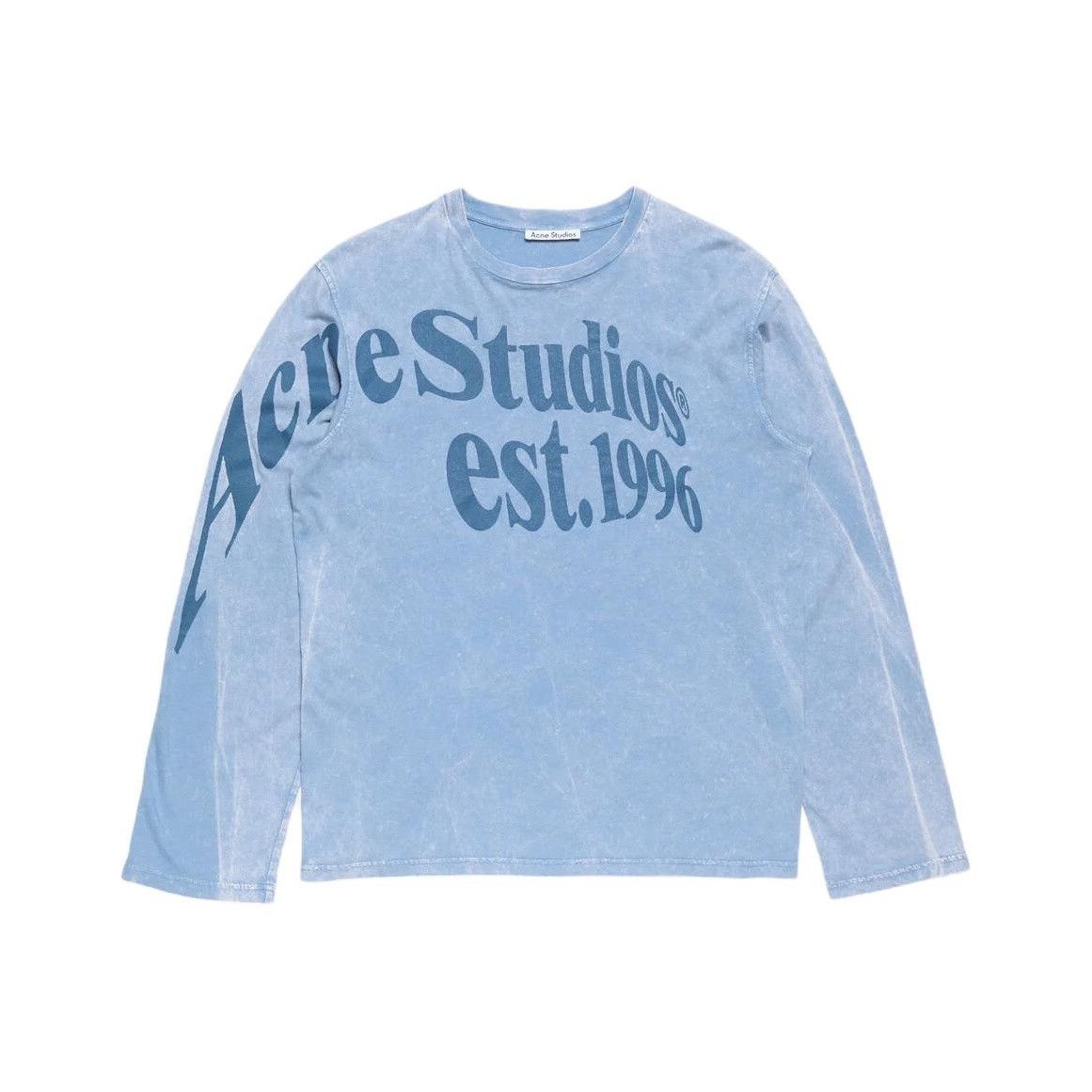 Acne Studios Acne Studios Est.1996 Logo Long Sleeve T-Shirt Size M Size US M / EU 48-50 / 2 - 1 Thumbnail