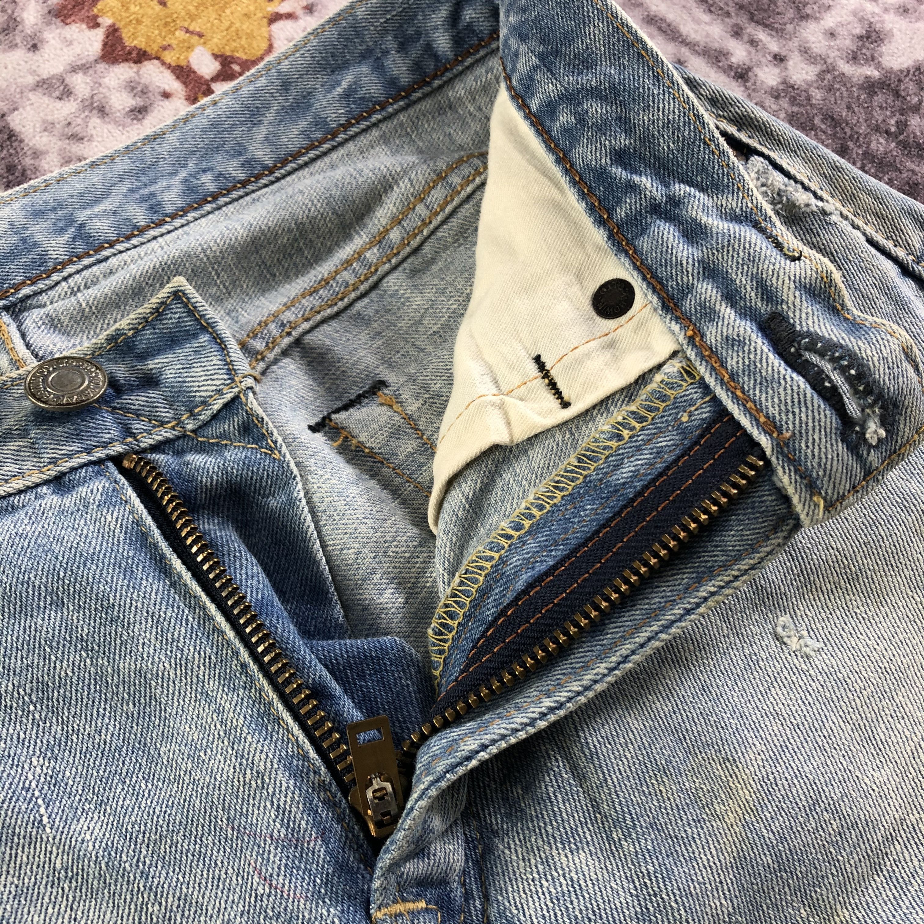 Edwin Vintage Light Wash Edwin 505 Selvedge Jeans-JM3628 Size US 32 / EU 48 - 8 Thumbnail