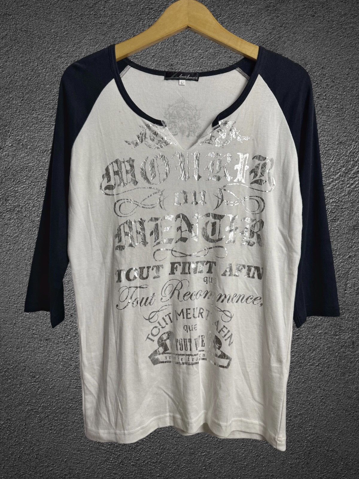 If Six Was Nine × Japanese Brand × Le Grande Bleu (L.G.B.) Poem Long Sleeve Japanese Style Size US M / EU 48-50 / 2 - 1 Thumbnail