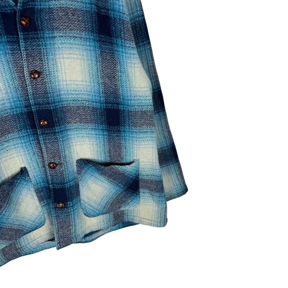Flannel ☀️MOVENPICK SHADOW WOOL PLAIDS FLANNEL SHIRT Size US L / EU 52-54 / 3 - 5 Thumbnail