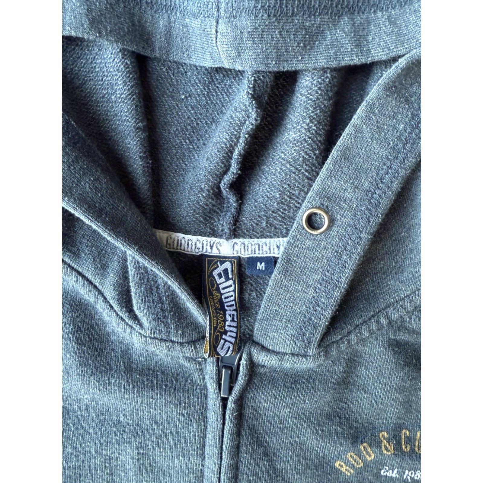 Vintage Good Guys Full Zip Hoodie Sweatshirt M Cotton/Polyester Fleece Gray Car Graphic Unbranded Unisex Adults Hoodie Size US M / EU 48-50 / 2 - 3 Thumbnail