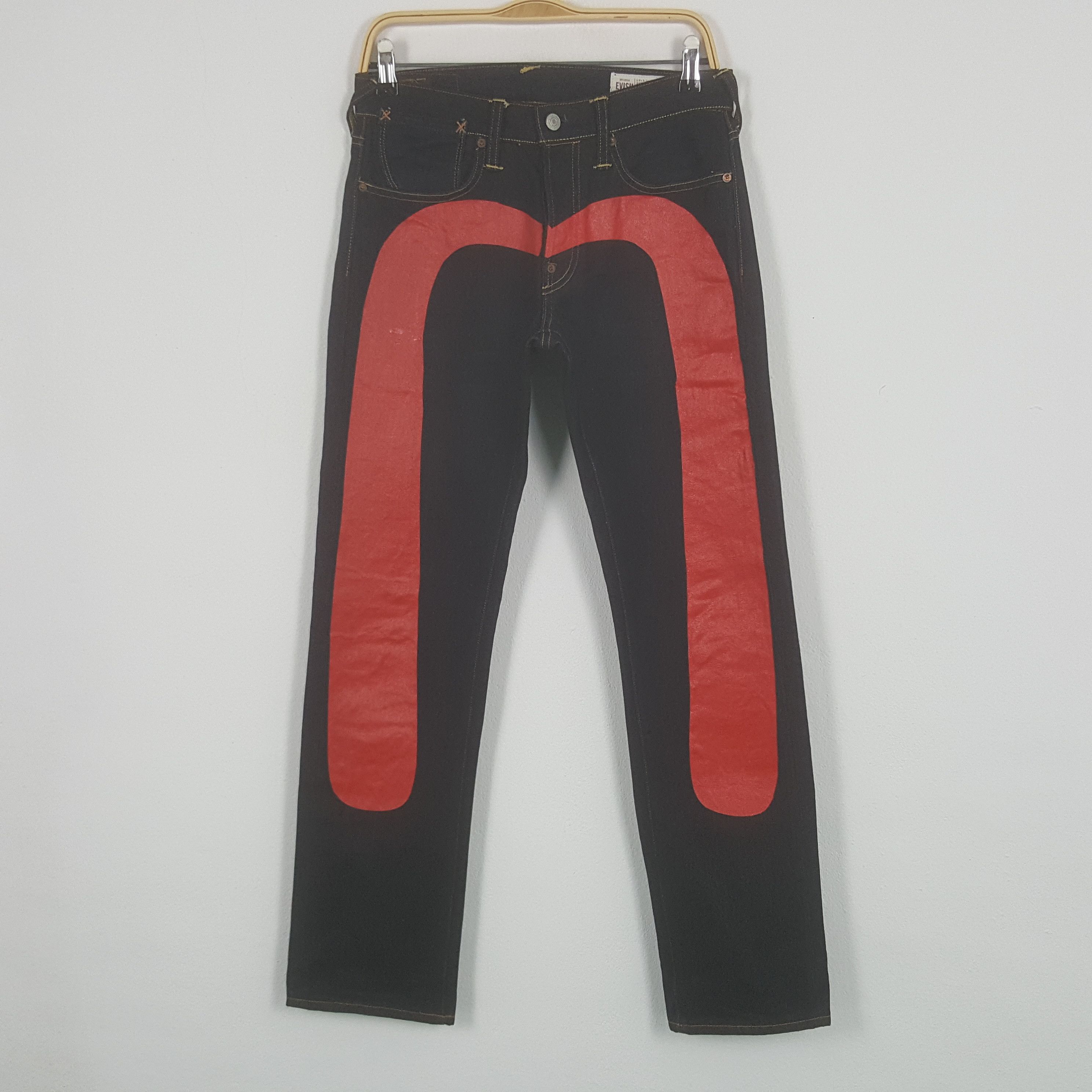 Japanese Brand × Vintage Vintage Evisu Japan Selvedge Custom Daicock Denim Jeans Size US 30 / EU 46 - 1 Thumbnail