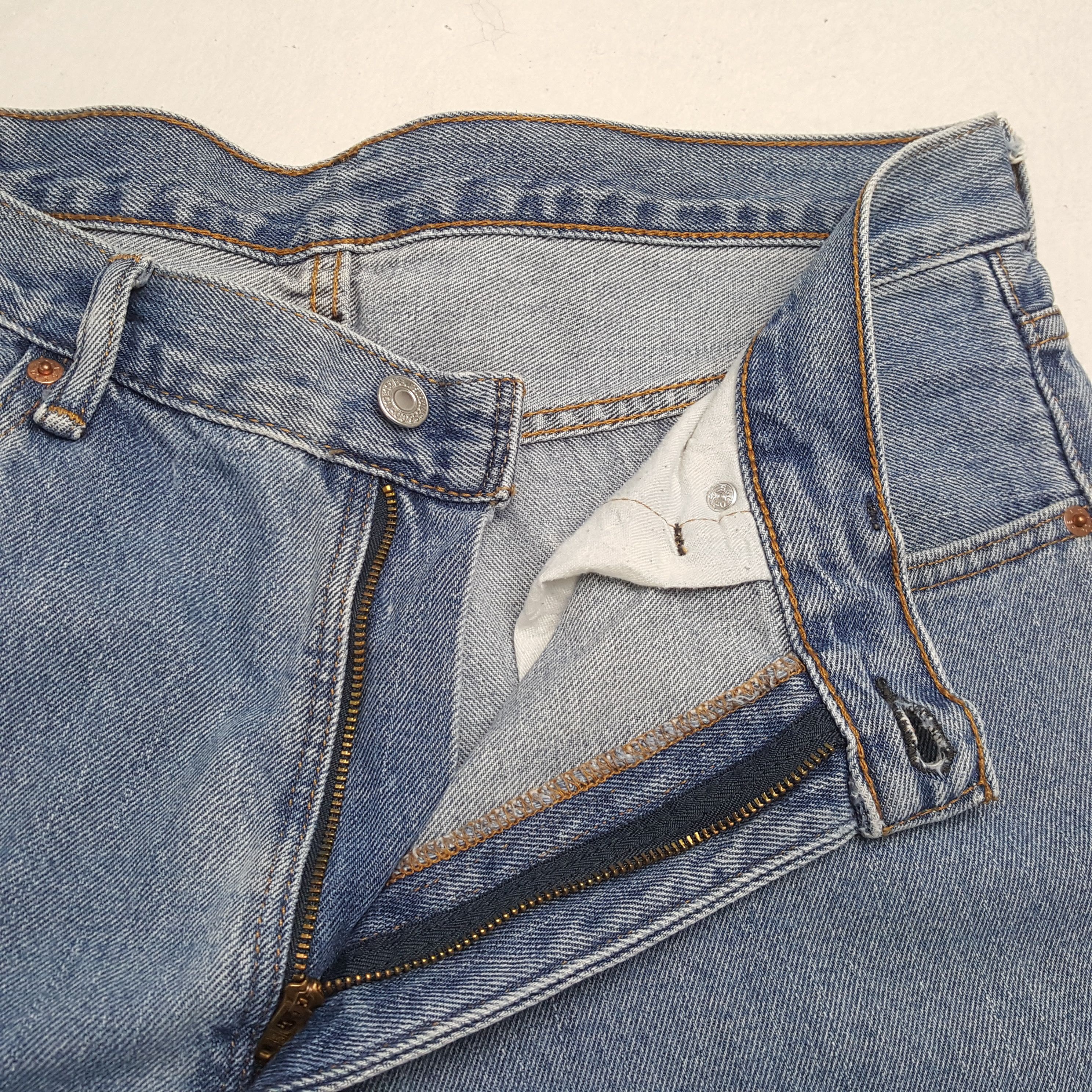 Levi's × Vintage LEVI'S Streetwear Style Distressed JEANS Size US 35 - 12 Thumbnail