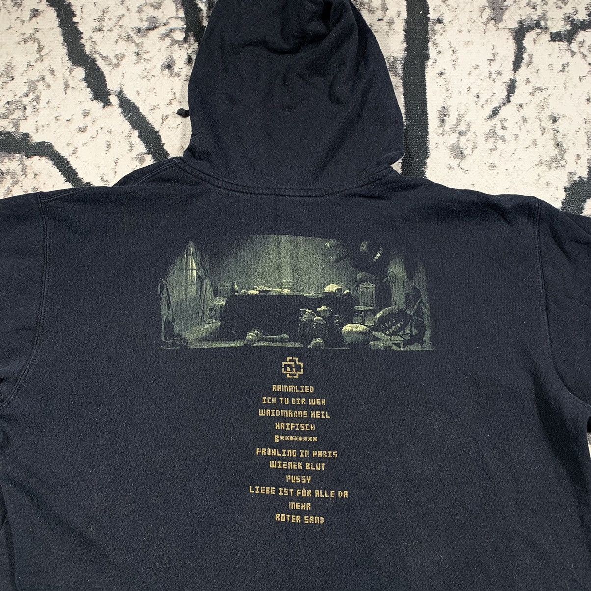Band Tees × Vintage Vintage Y2k Rammstein Tour Hoodie Size US XL / EU 56 / 4 - 6 Thumbnail