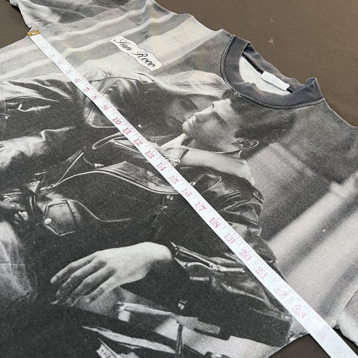 Harley Davidson × Vintage Vintage Motorcycle couple photography Art Tee Faded Size US XL / EU 56 / 4 - 10 Thumbnail