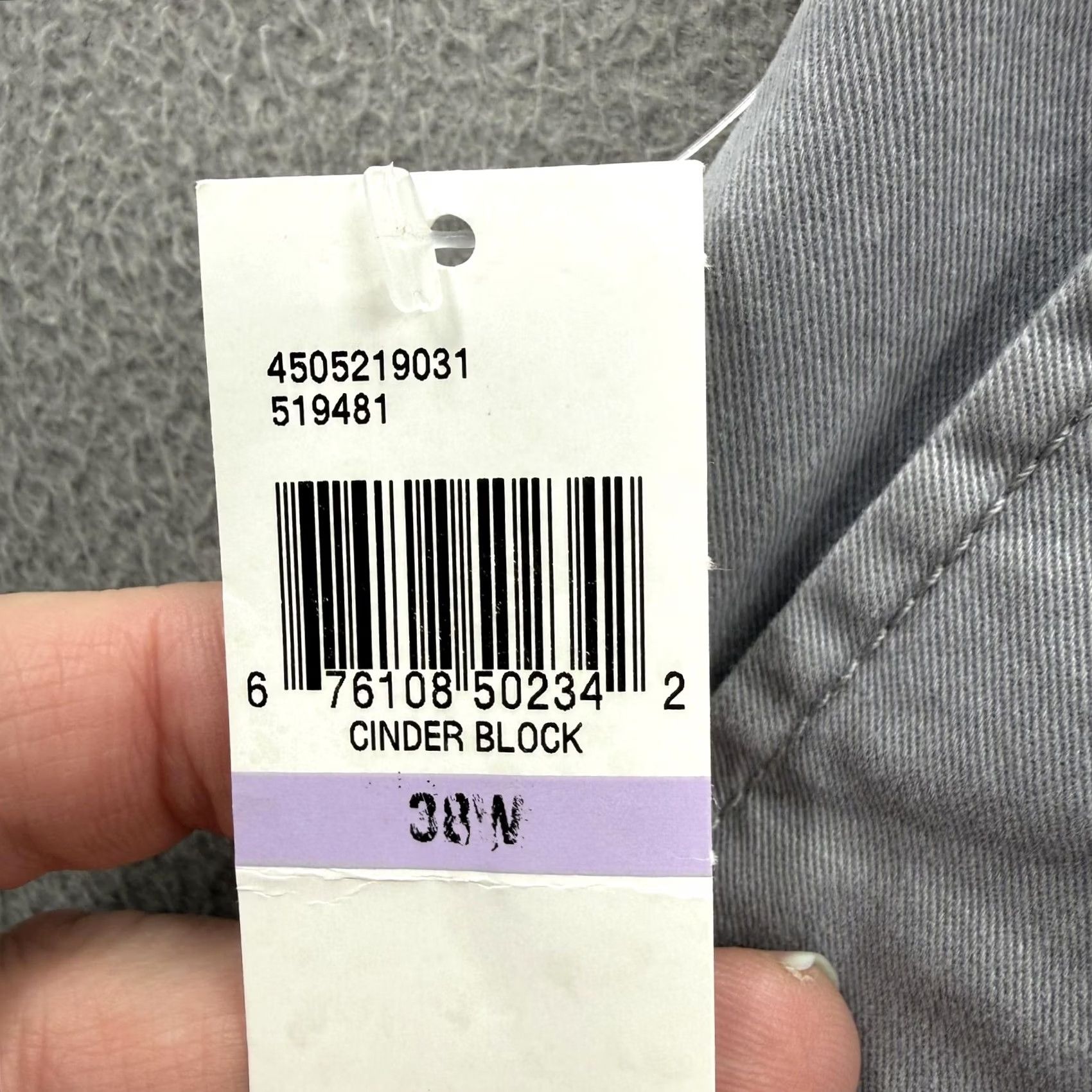 Izod IZOD Mens Flat Front Chino Shorts 38 Gray 10 Inseam Stretch Cotton Casual Summer Mens Size US 38 / EU 54 - 4 Thumbnail