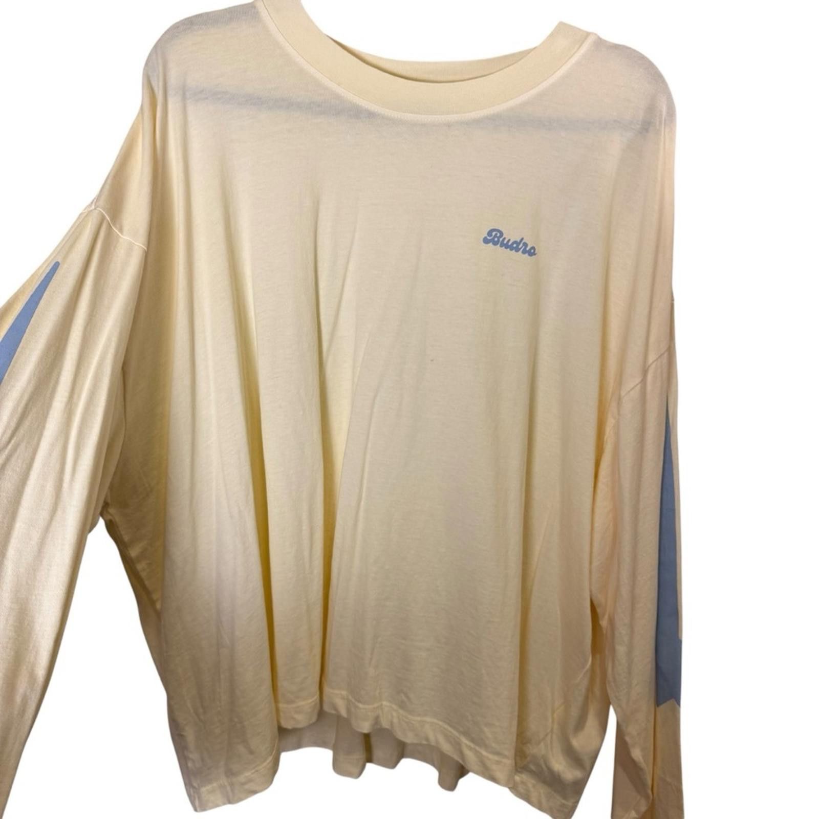 Other Budro Men’s 100% Cotton Cream Logo Shirt sz L Size US L / EU 52-54 / 3 - 1 Thumbnail