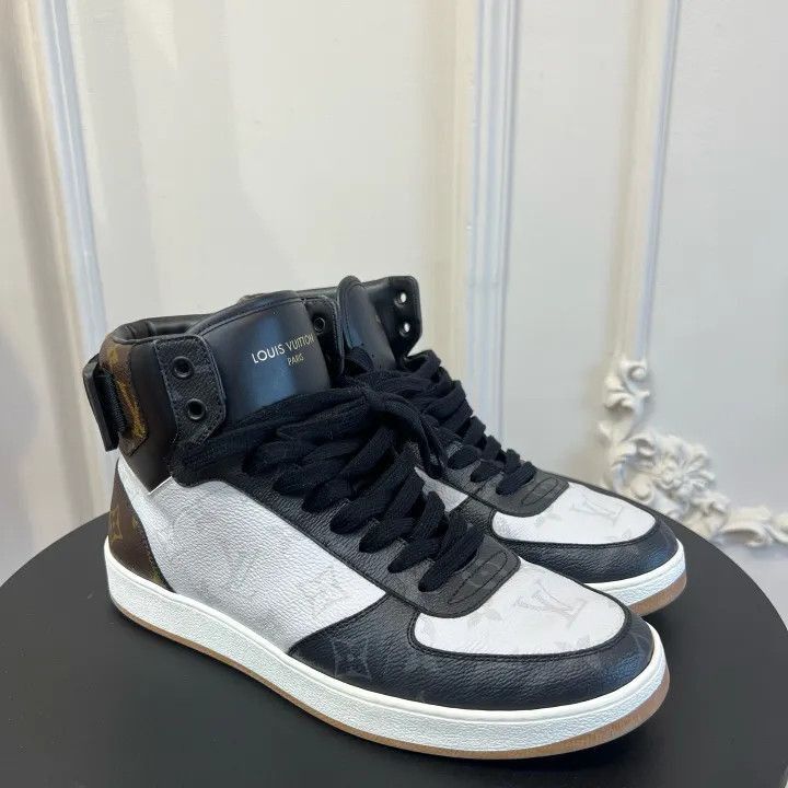 Louis Vuitton Louis Vuitton Rivoli Sneakers in Black and White -2508 Size US 7 / EU 40 - 3 Thumbnail