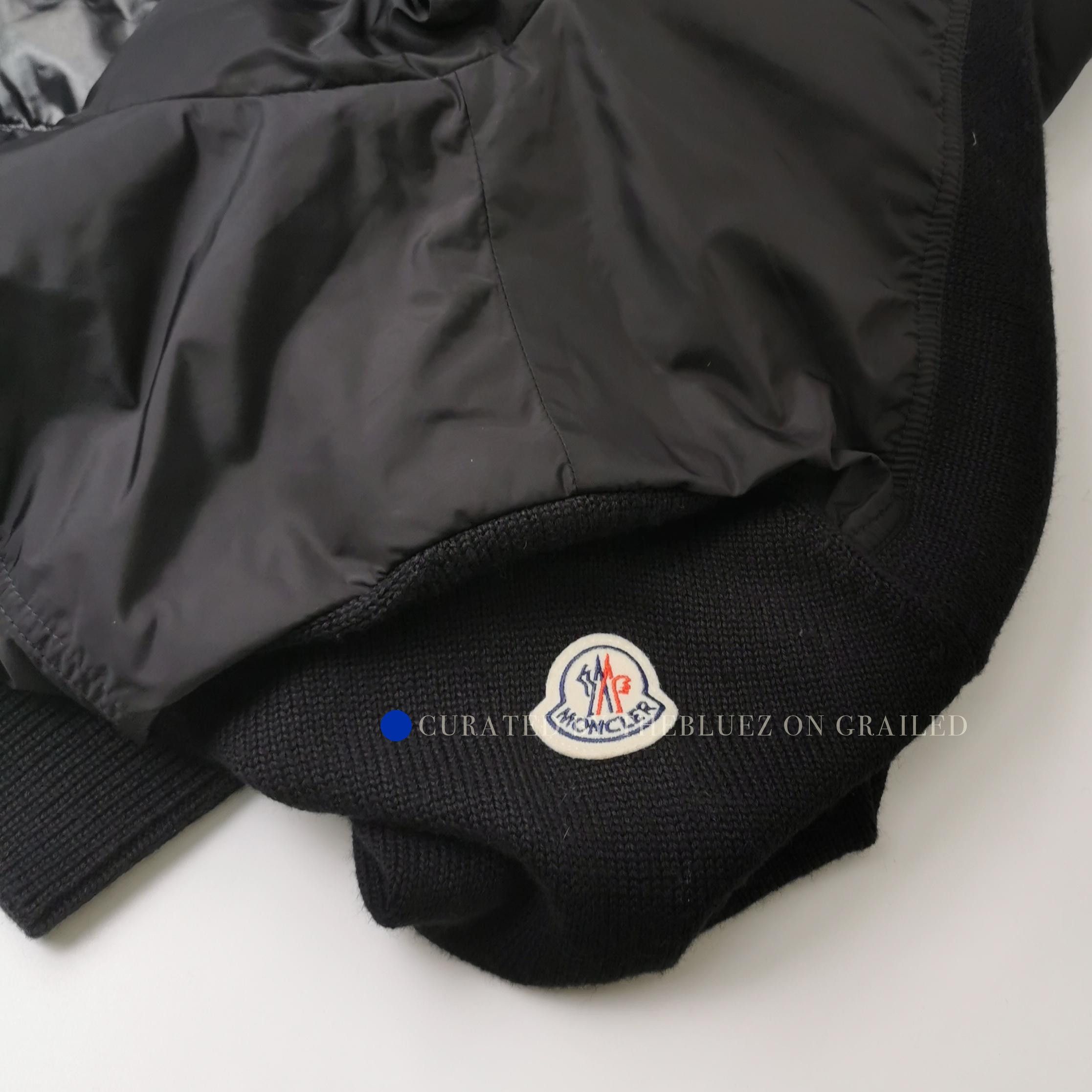 Moncler Hybrid Down Jacket in Black Size US M / EU 48-50 / 2 - 1 Thumbnail