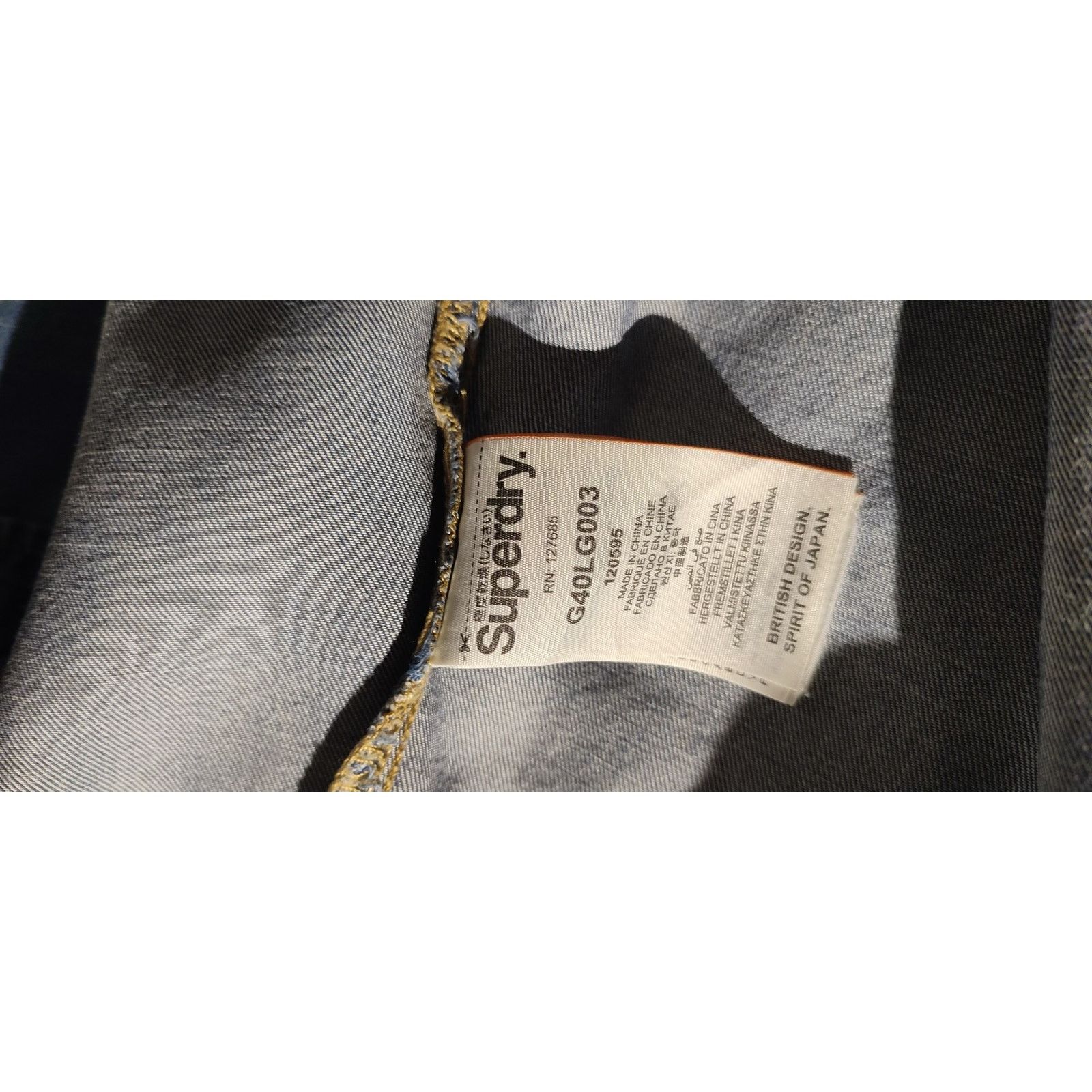 Superdry SUPERDRY Vintage Denim Jacket Size L Excellent Condition Size L / US 10 / IT 46 - 4 Thumbnail