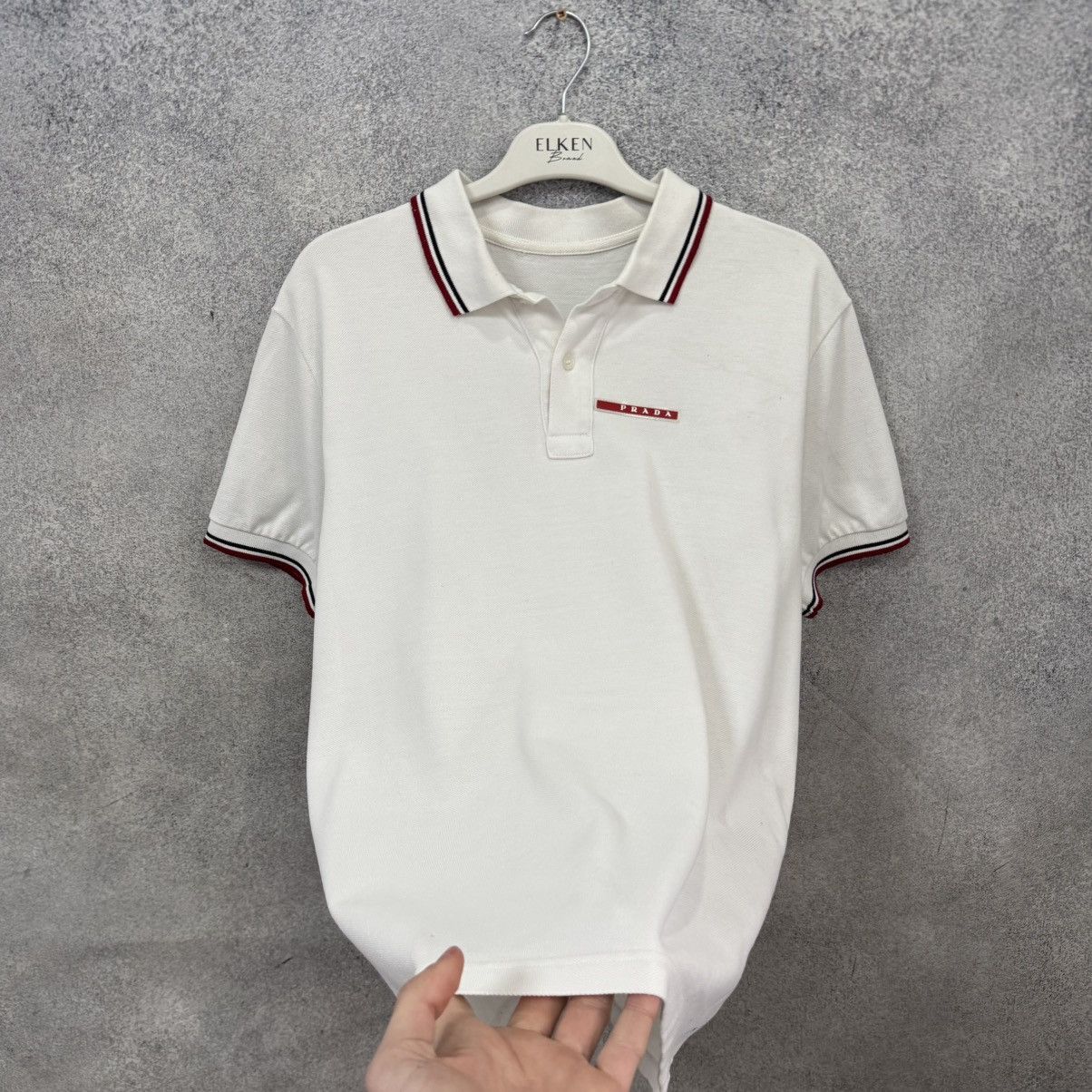 Prada Prada polo T-shirt Red Tab Size US M / EU 48-50 / 2 - 3 Thumbnail