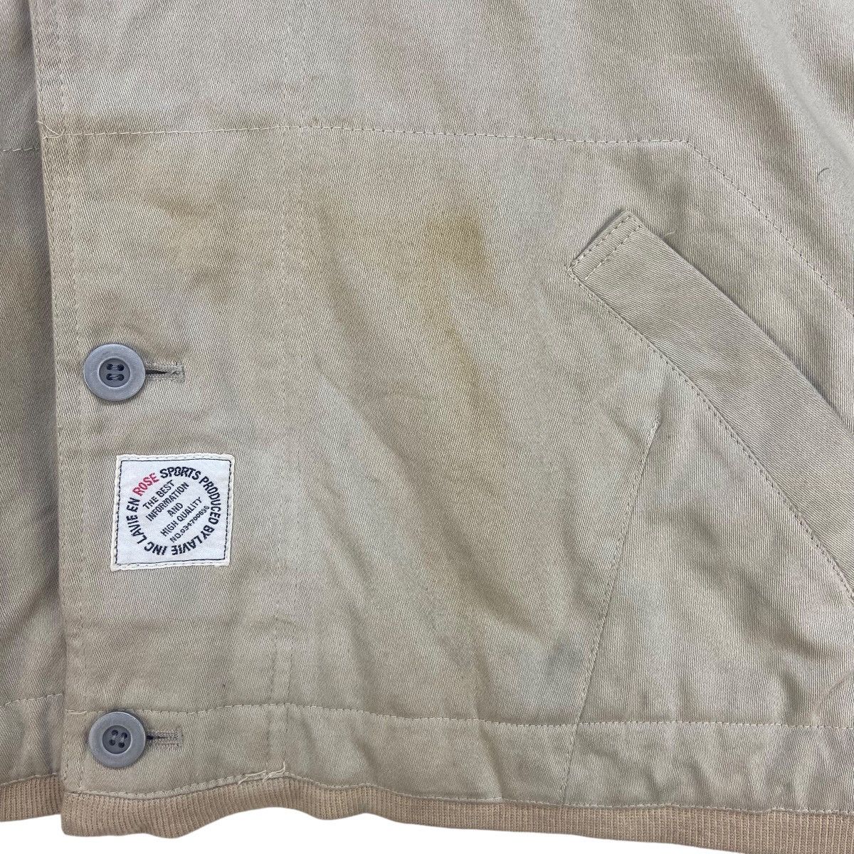 Japanese Brand × Vintage Vtg La Vie En Rose 18 Royal Marines Commando Cropped Jacket Size US M / EU 48-50 / 2 - 19 Thumbnail