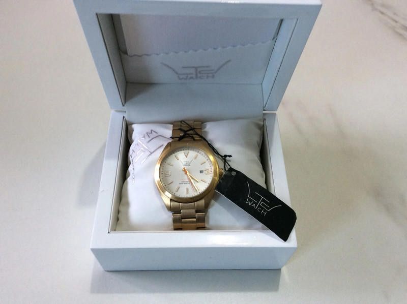 Designer Ltd men's gold dial gold stainless steel watch Size ONE SIZE - 1 Thumbnail