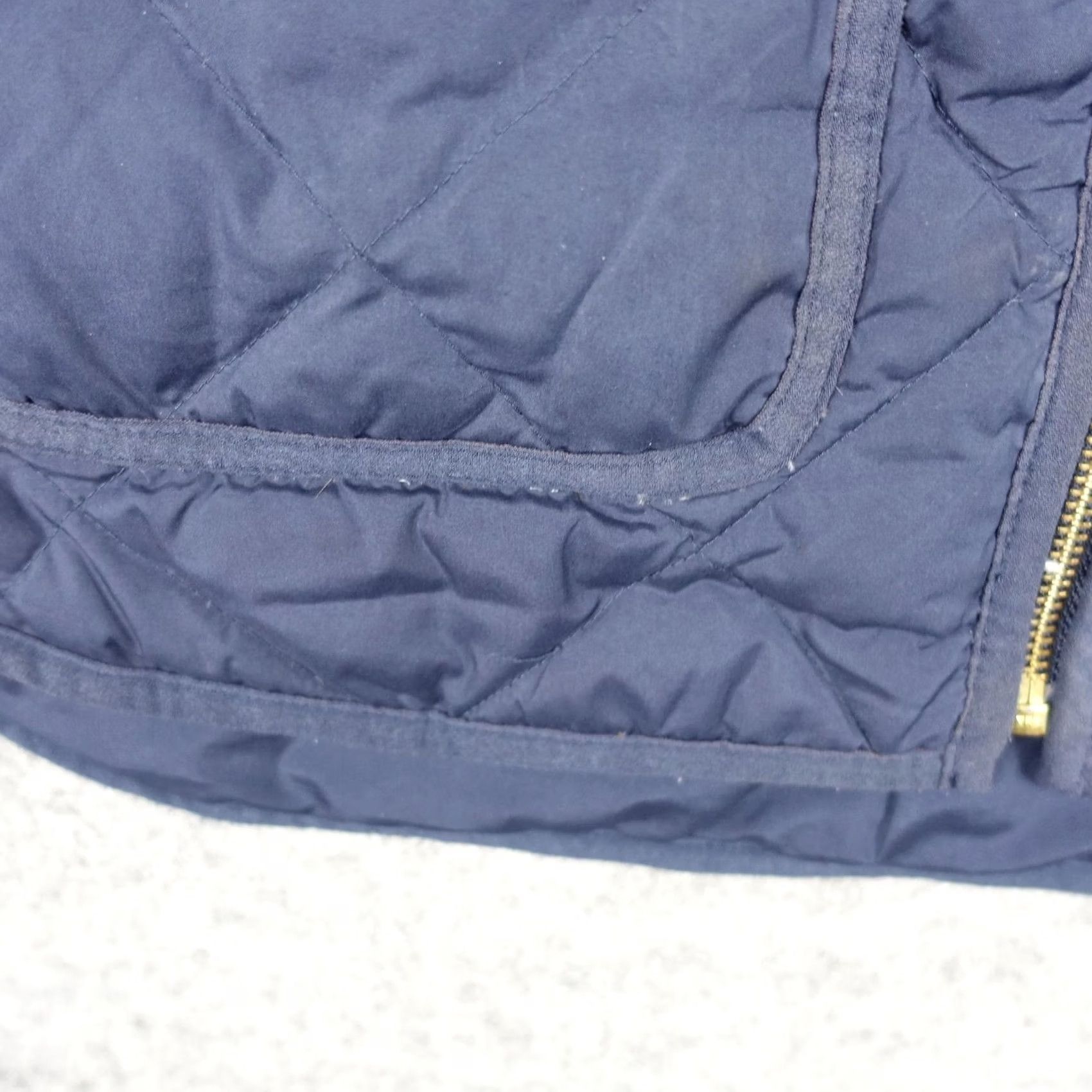J.Crew J.CREW Vest Womens Small Blue Quilted Down Puffer Zip Pockets Collared Feathers Shirt Vest Size S / US 4 / IT 40 - 5 Thumbnail
