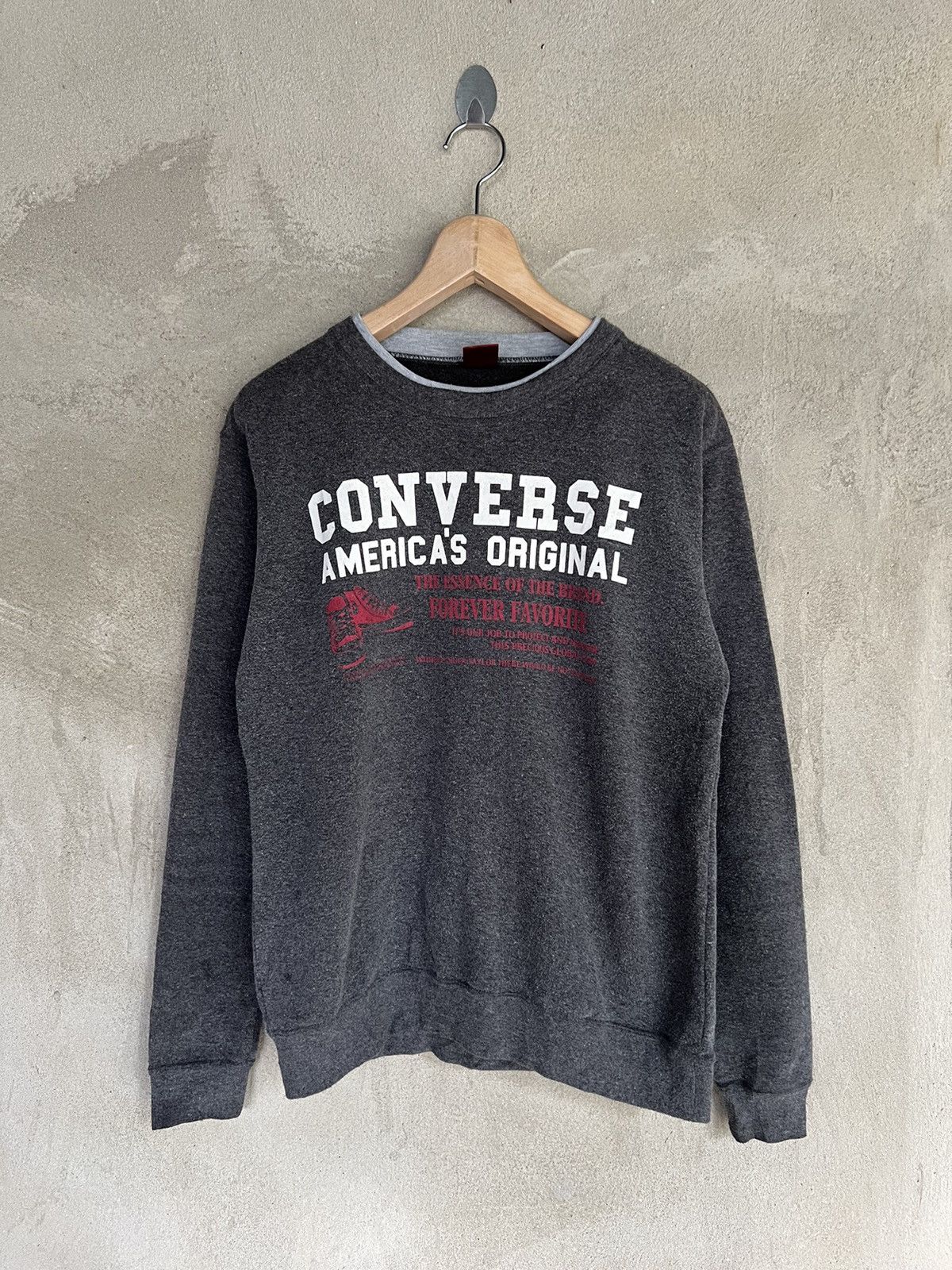 Converse Converse Spell Out Sweatshirt Size US S / EU 44-46 / 1 - 2 Thumbnail