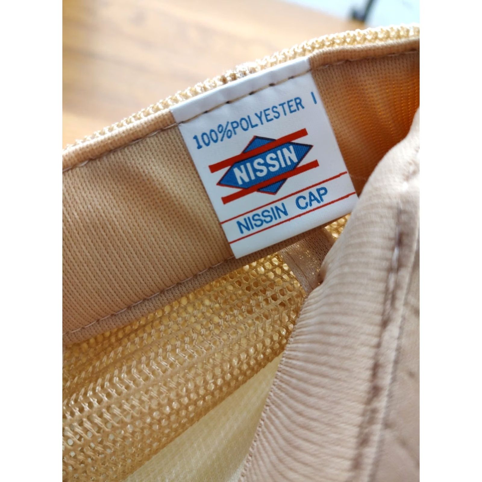 Roper VINTAGE Beige Rope Cap Snap Back Logo Tractor Wood Trucker Hat 90s 80s Mens Size ONE SIZE - 6 Thumbnail