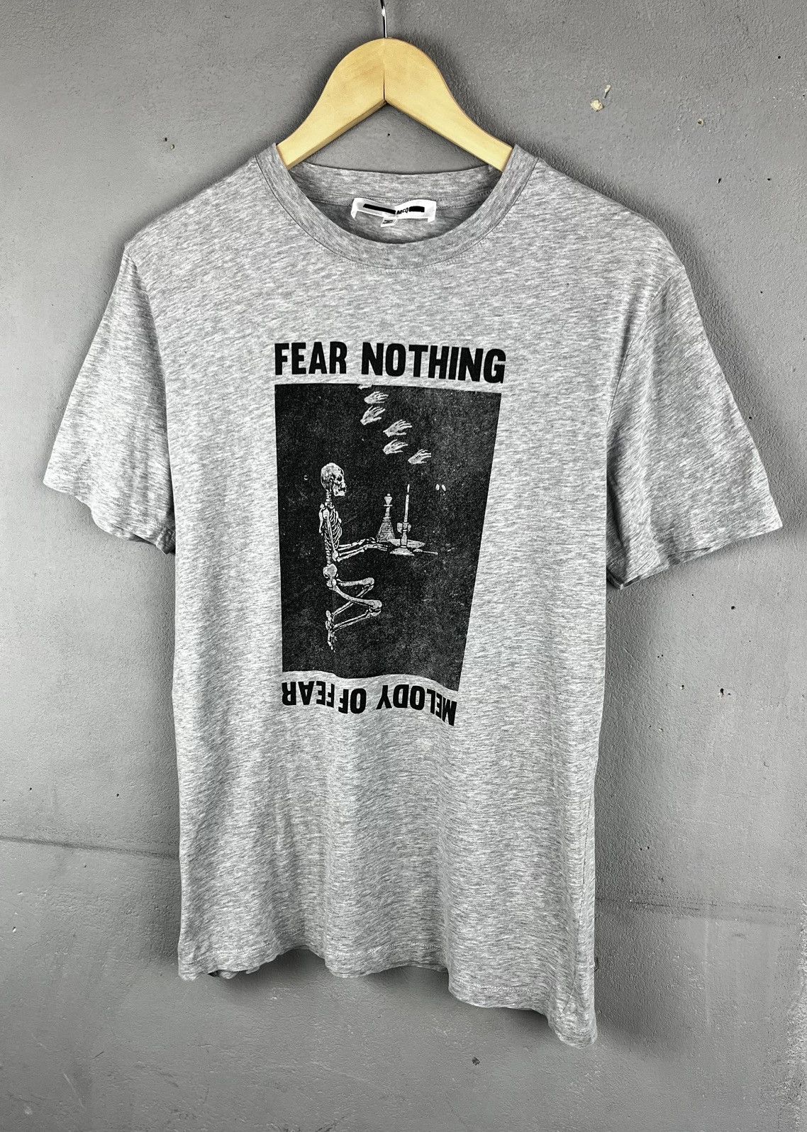 Alexander McQueen McQ skull t shirt fear nothing Size US XL / EU 56 / 4 - 1 Thumbnail