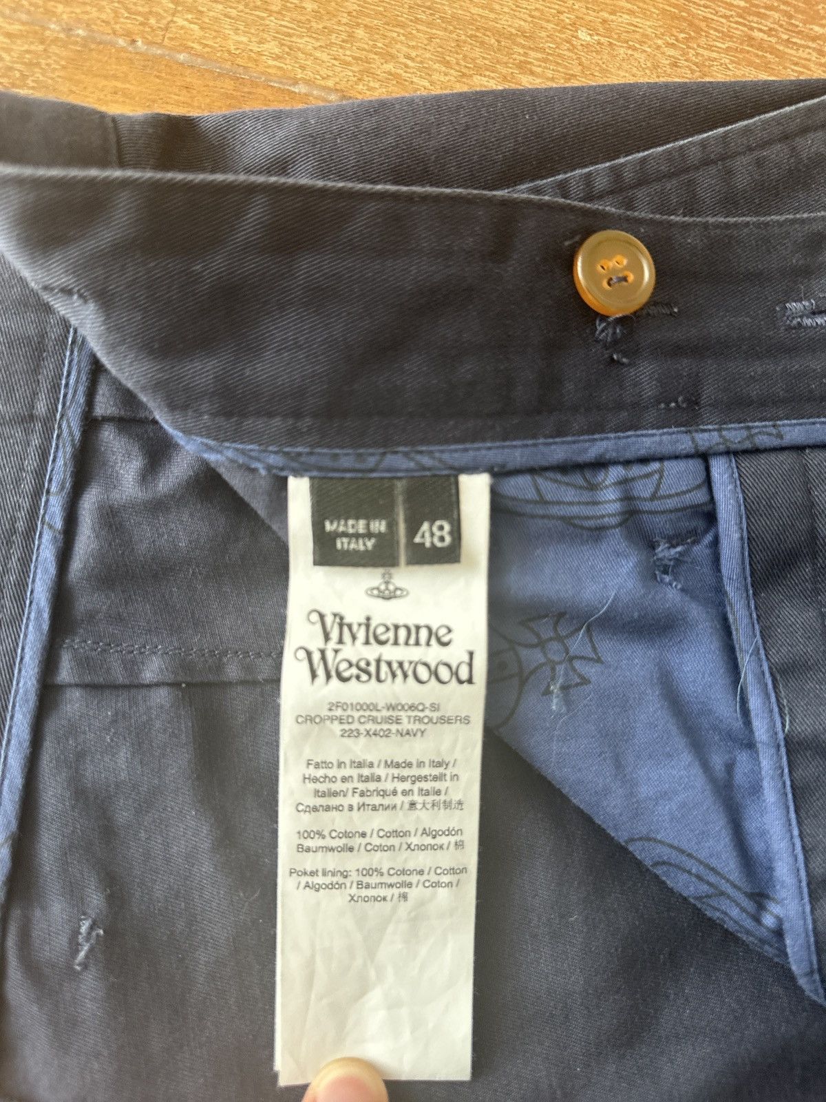 Vivienne Westwood Vivienne Westwood Cropped Cruise Trousers Size US 32 / EU 48 - 4 Thumbnail