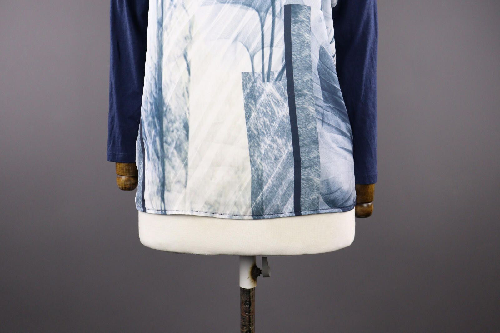Designer Ladies Luisa Cerano Abstract Summer Shirt Size USA 12 Size XL / US 12-14 / IT 48-50 - 3 Thumbnail