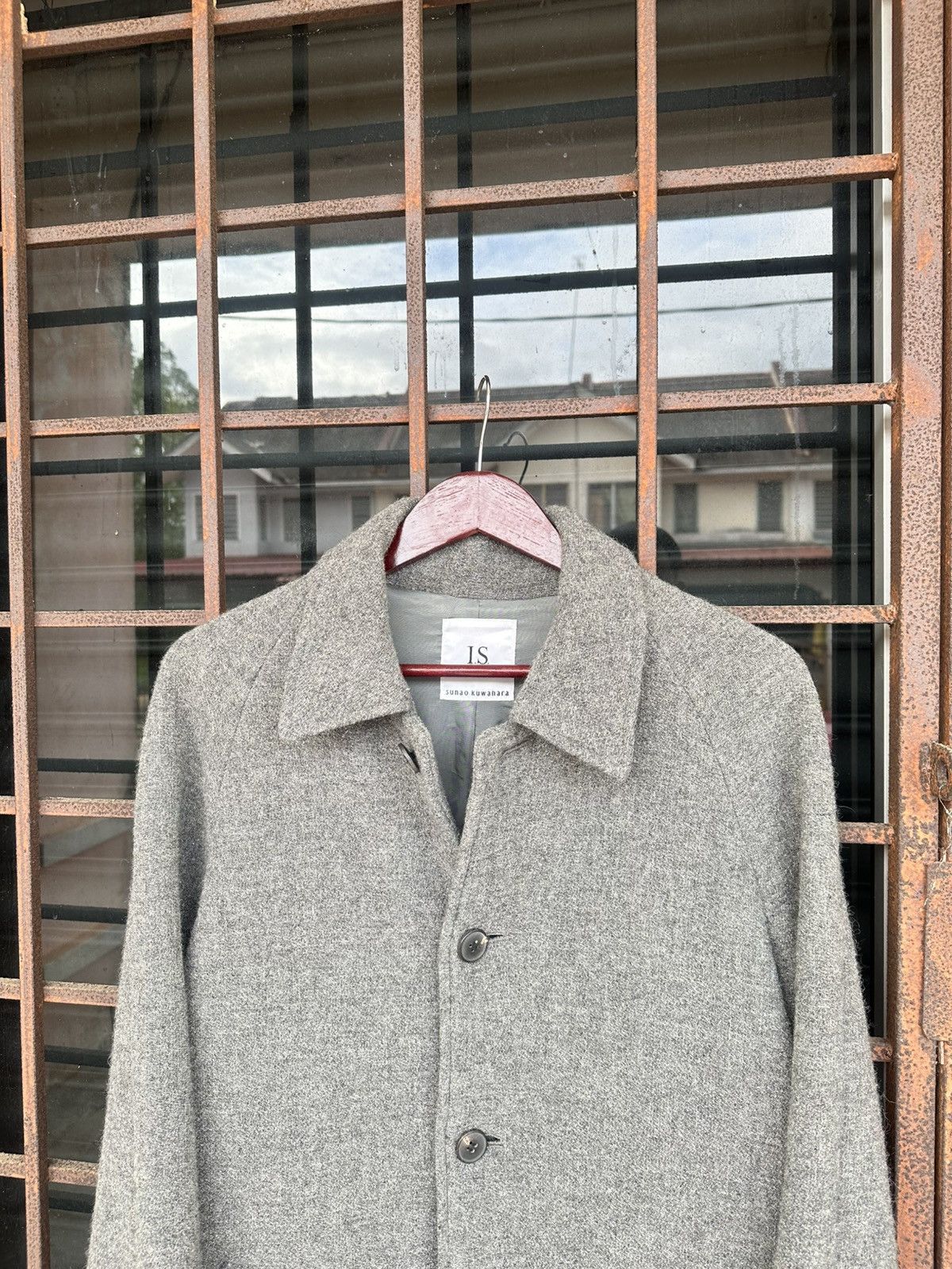 Issey Miyake Issey Miyake Sunao Kuwahara Wool Long Jacket Size US L / EU 52-54 / 3 - 5 Thumbnail
