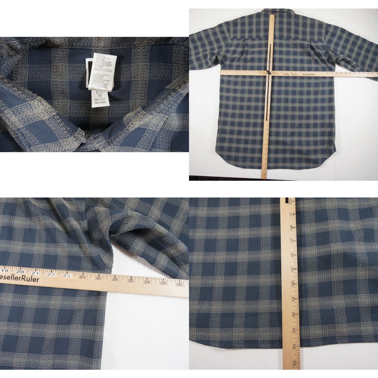 The North Face VINTAGE The North Face Shirt Mens XL Blue Button Up Long Sleeve Check Outdoor Casual Mens XL Blue The North Face Shirt 90s Event Size US XL / EU 56 / 4 - 8 Thumbnail