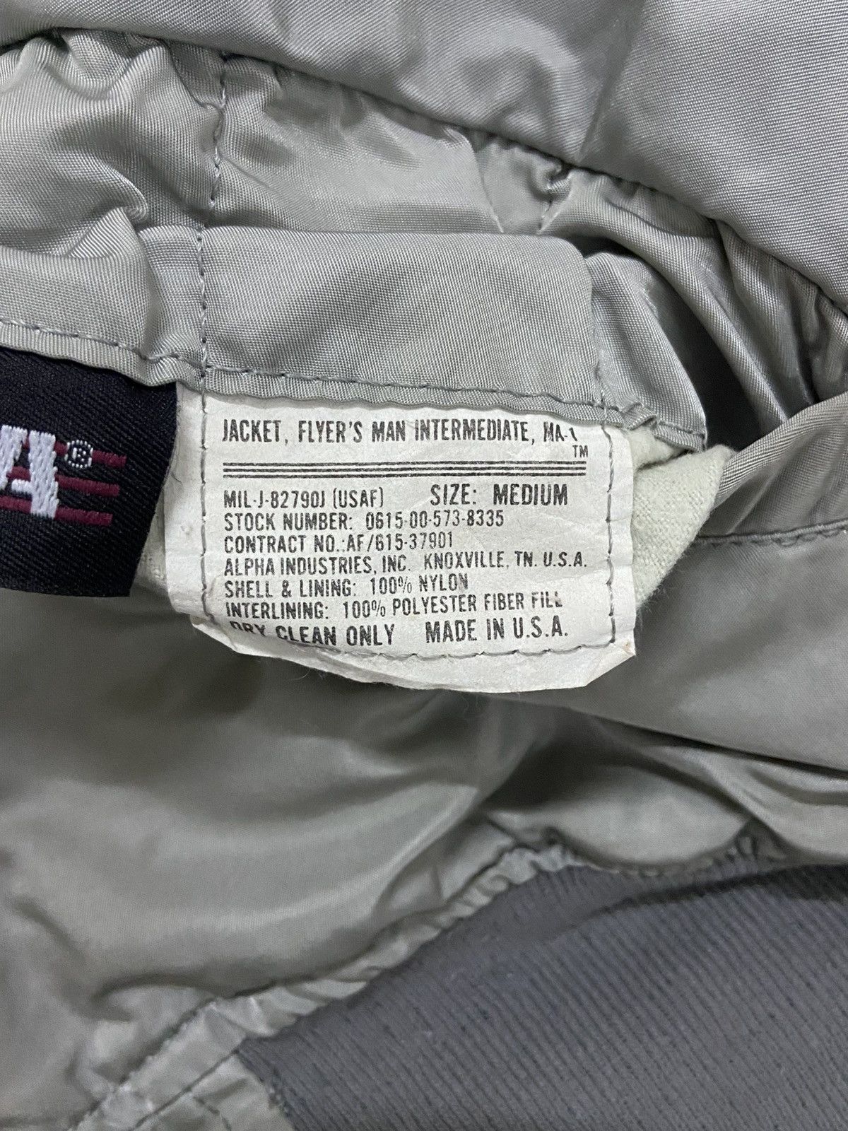 Alpha Industries × Vintage VINTAGE ALPHA INDUSTRIES USA BOMBER JACKET Size US M / EU 48-50 / 2 - 16 Thumbnail