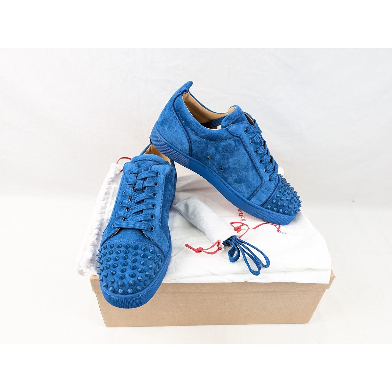 Christian Louboutin o1rshd1 Louis Junior Spikes Orlato Sneakers in Ludwig Size US 12.5 / EU 45-46 - 18 Thumbnail