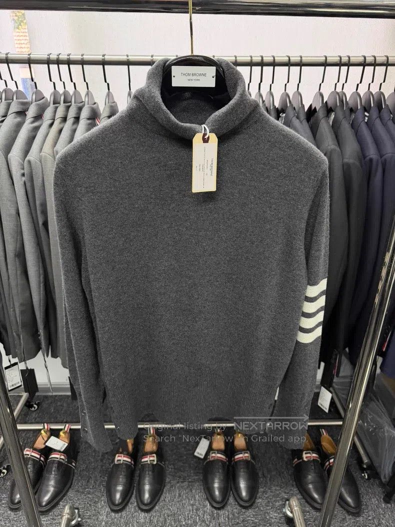 Thom Browne Thom Browne Crewneck Cardigan Sweater Size US L / EU 52-54 / 3 - 1 Thumbnail