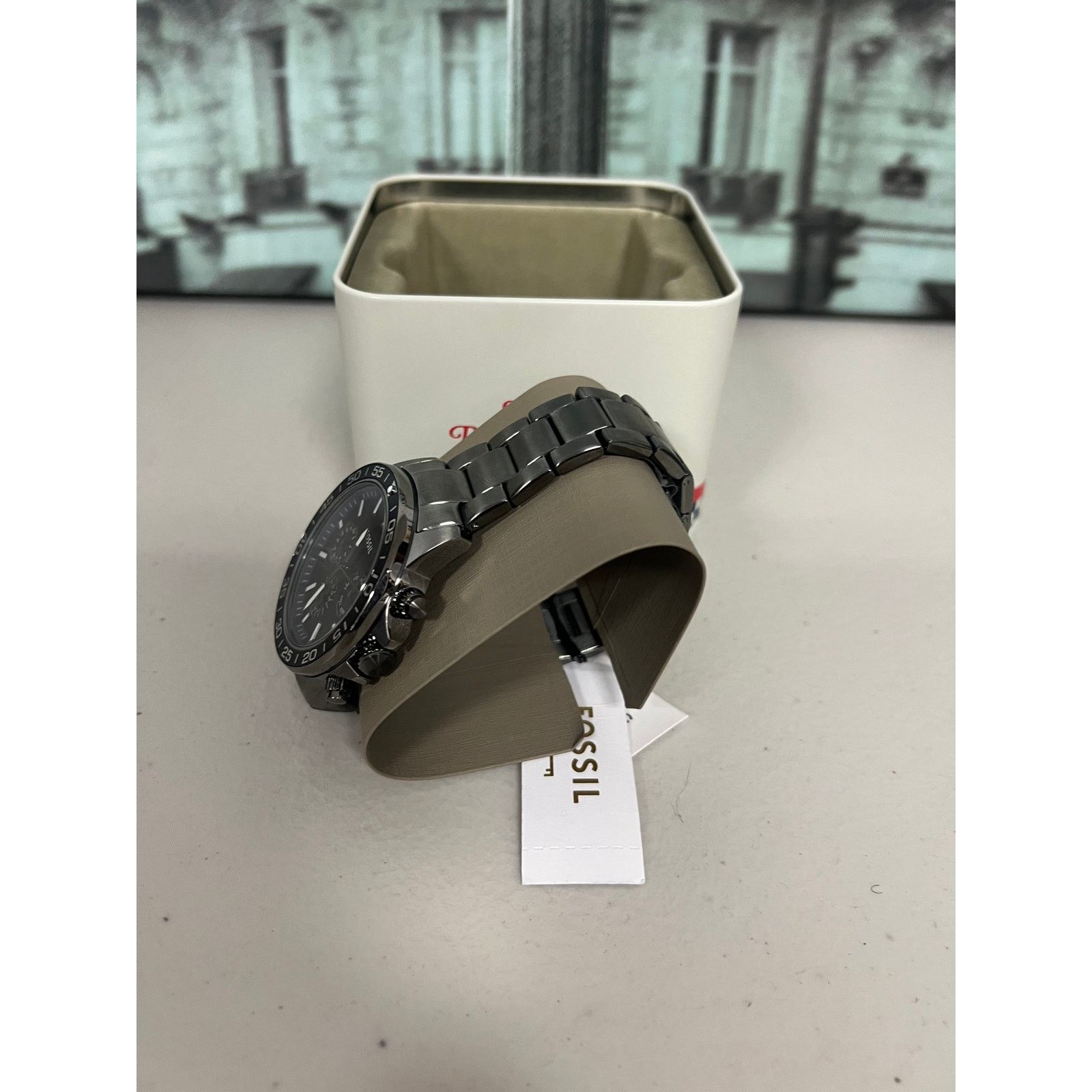 Fossil Fossil BQ2910 Bannon Multifunction Smoke Stainless Steel Size ONE SIZE - 5 Thumbnail