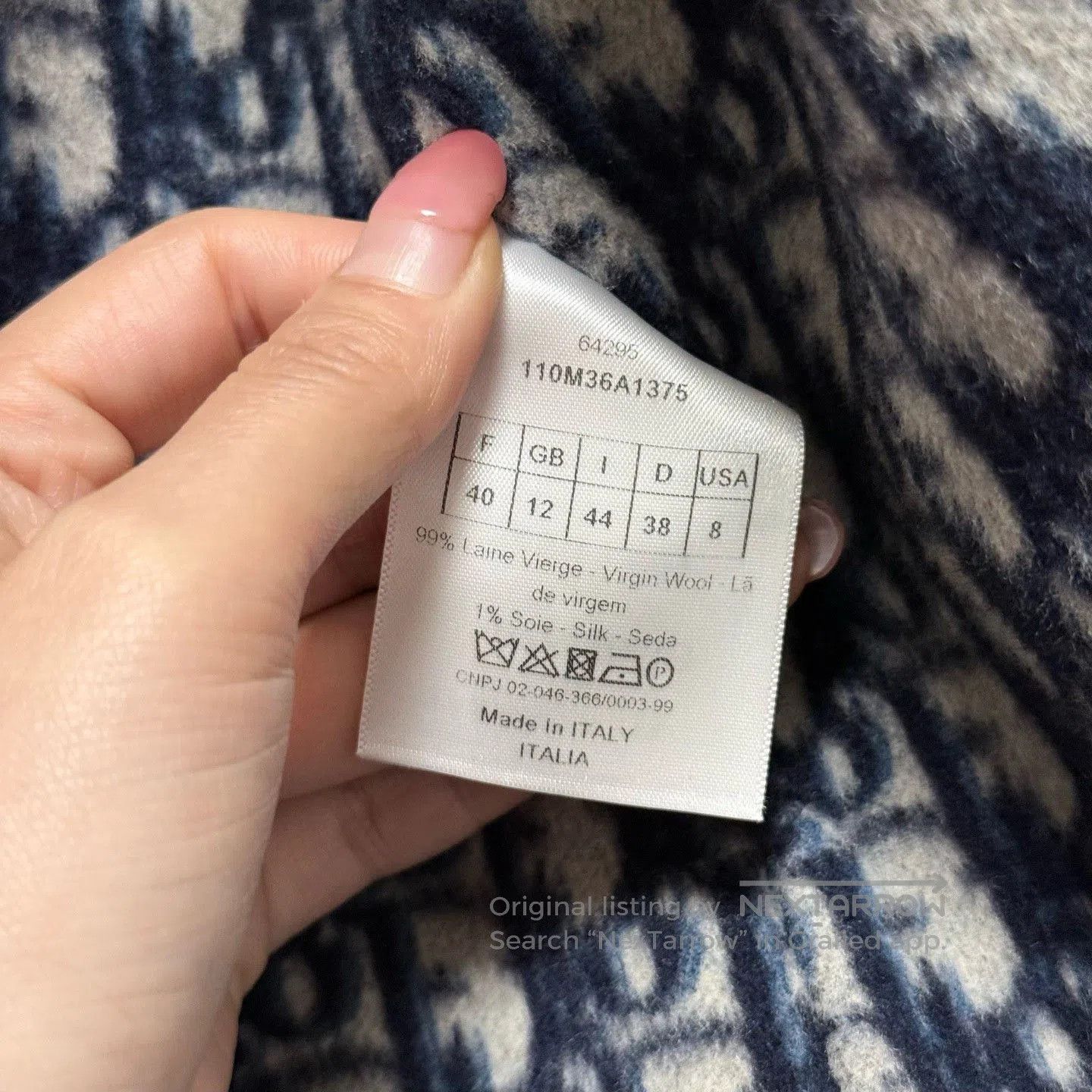 Dior Dior Reversible Wool Coat with Belt. Size S / US 4 / IT 40 - 4 Thumbnail