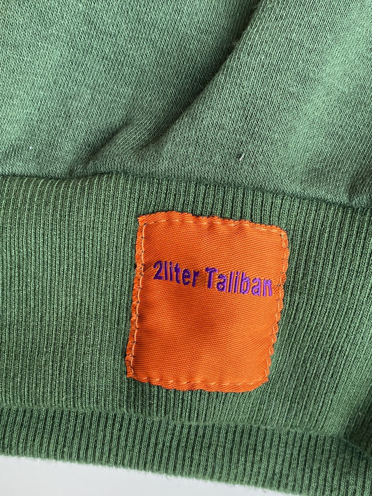 Vintage Vtg 2 Liter Taliban Hoodie Green Size US XL / EU 56 / 4 - 11 Thumbnail