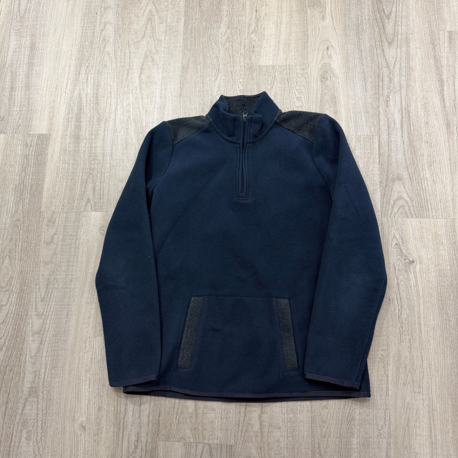 Brooks Brothers Brooks Brother 1/4 Zip Fleece Sweater Men's Small Blue Size US S / EU 44-46 / 1 - 1 Thumbnail