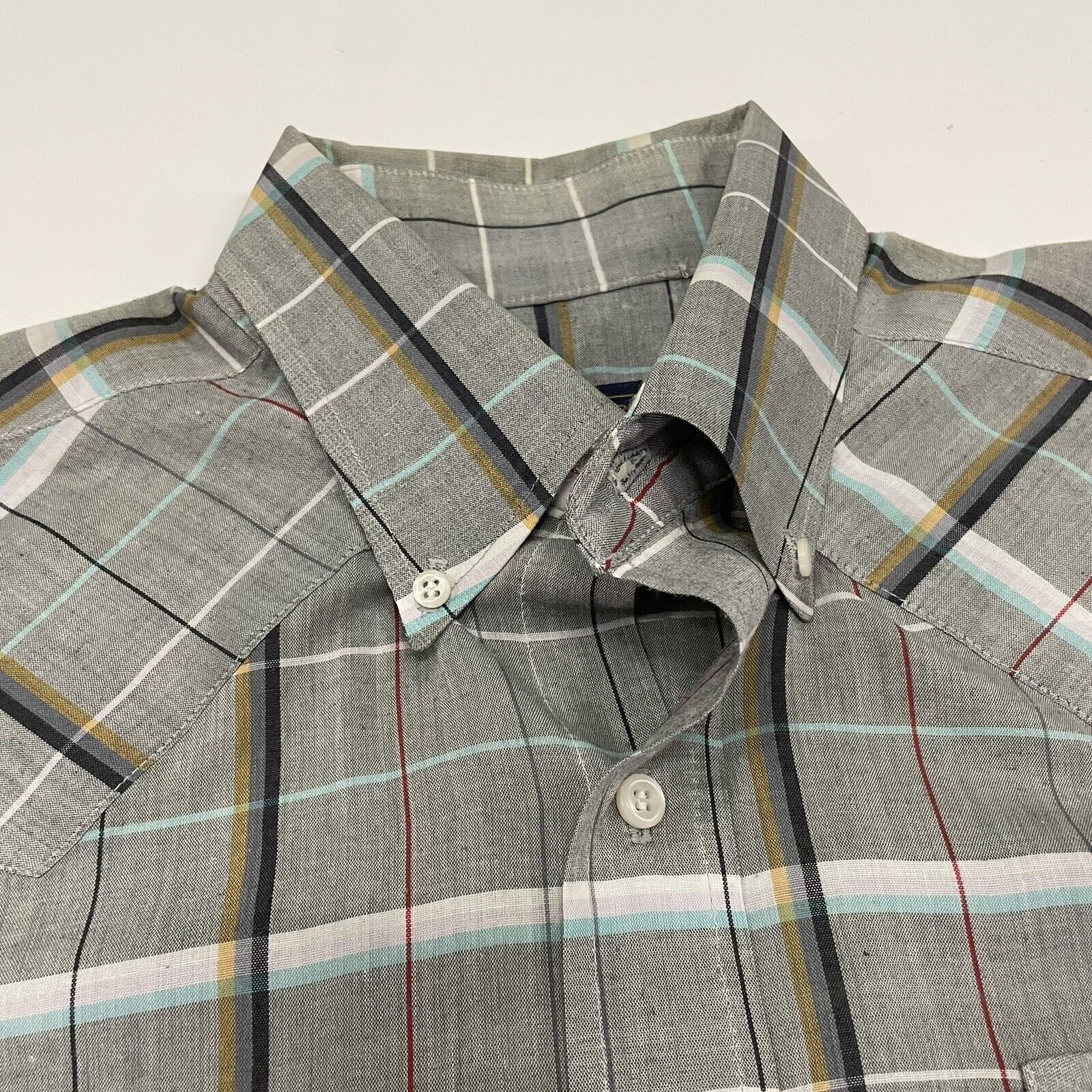 Panhandle Slim VTG 70’s Panhandle Slim Men’s Western Checks Shirt 16.5/35 Size US L / EU 52-54 / 3 - 3 Thumbnail
