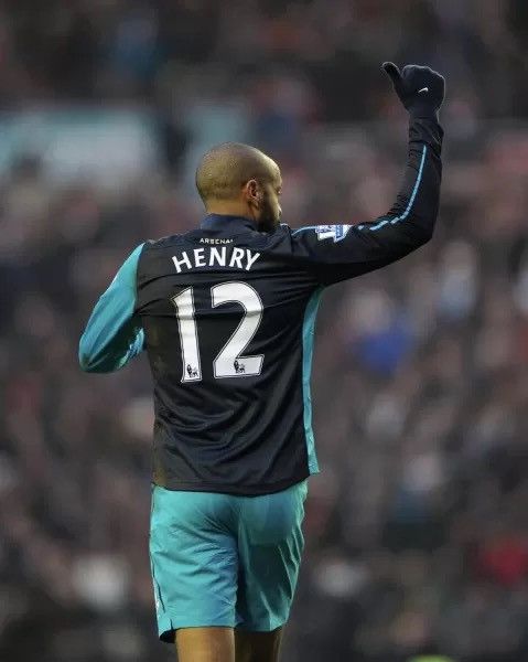 Nike Arsenal 11/12 longsleeves player issue away shirt #12 Henry Size US L / EU 52-54 / 3 - 13 Thumbnail