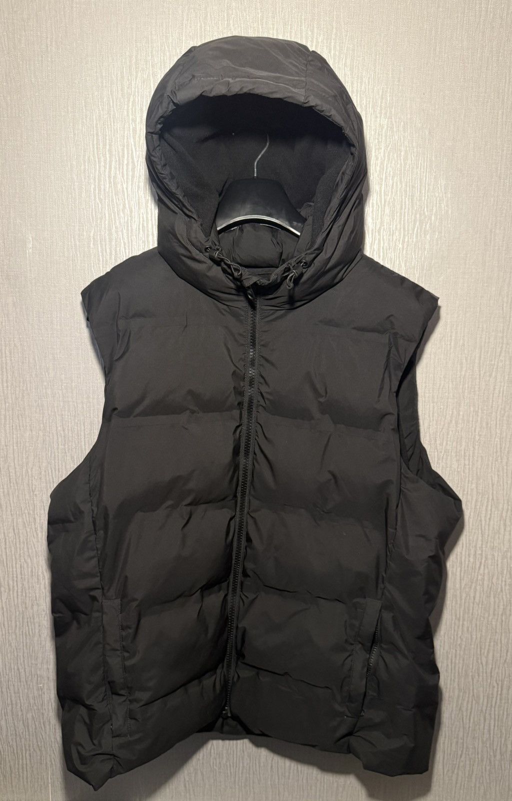 H&M Black bomber body warmer sleeveless Size US L / EU 52-54 / 3 - 1 Thumbnail