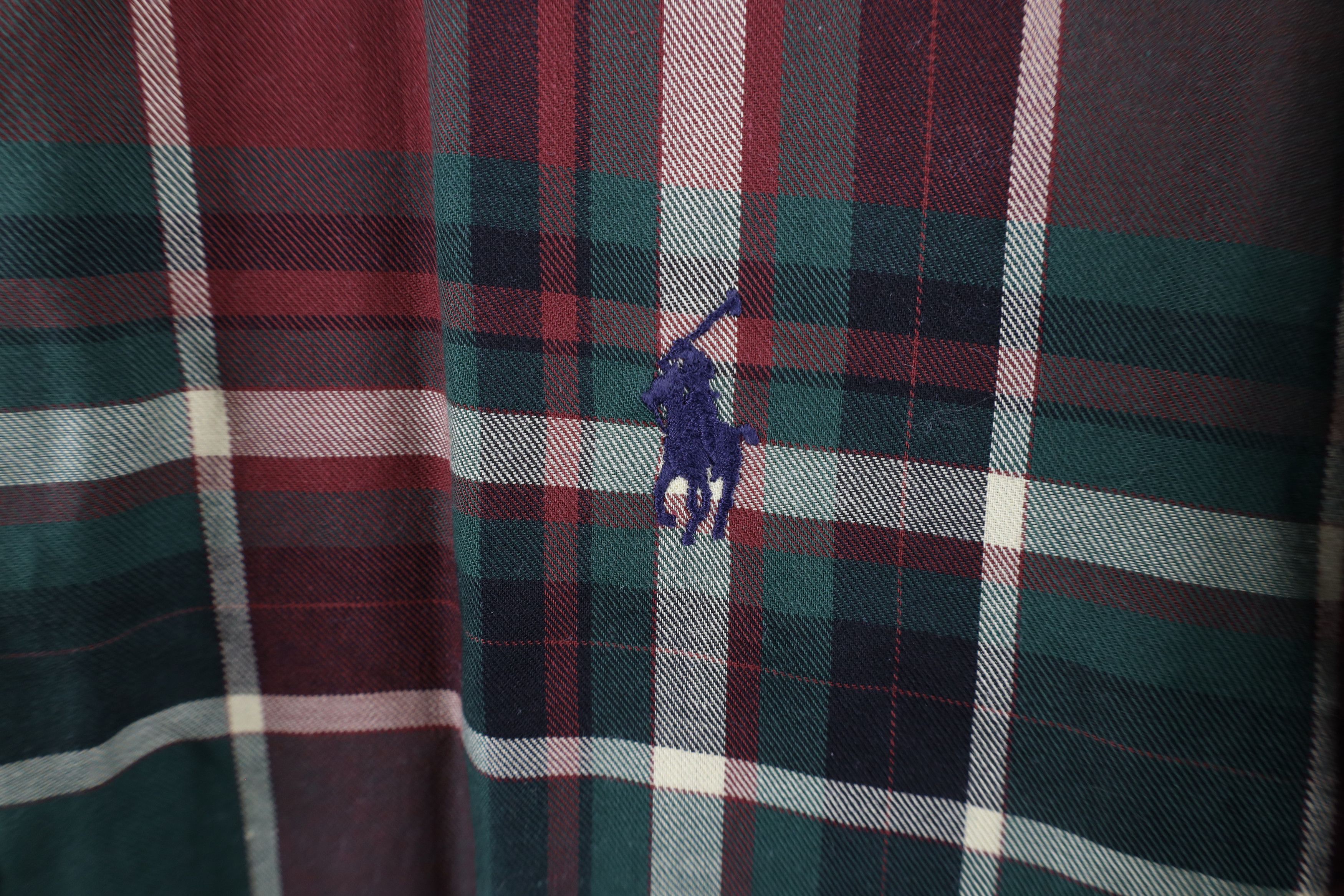 Polo Ralph Lauren Vintage 90s Ralph Lauren Collared Button Down Shirt Plaid Size US L / EU 52-54 / 3 - 4 Thumbnail