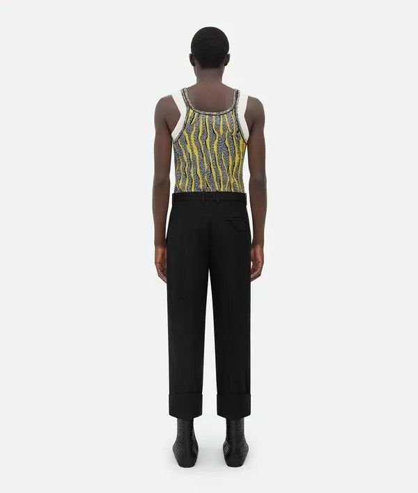 Bottega Veneta o1lv12m1024 Cotton Pants in Black Size US 36 / EU 52 - 3 Thumbnail