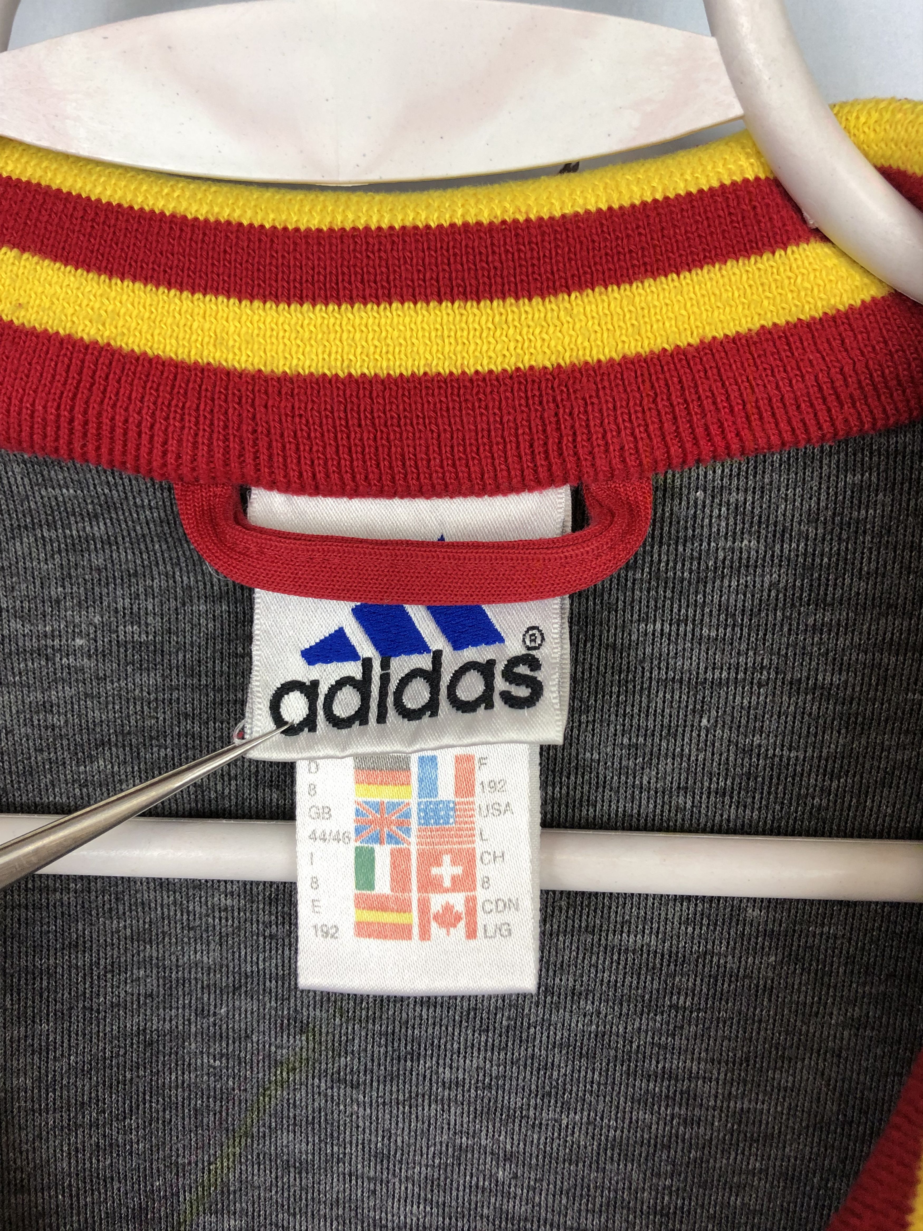 Adidas Vintage Adidas Bayer Leverkusen Football Jacket Soccer Track Size US L / EU 52-54 / 3 - 9 Thumbnail