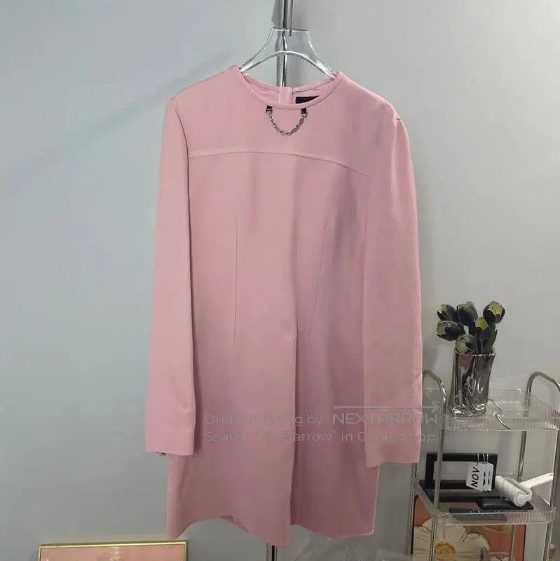 Louis Vuitton Louis Vuitton Pink Cotton Dress for Women . Size M / US 6-8 / IT 42-44 - 1 Thumbnail