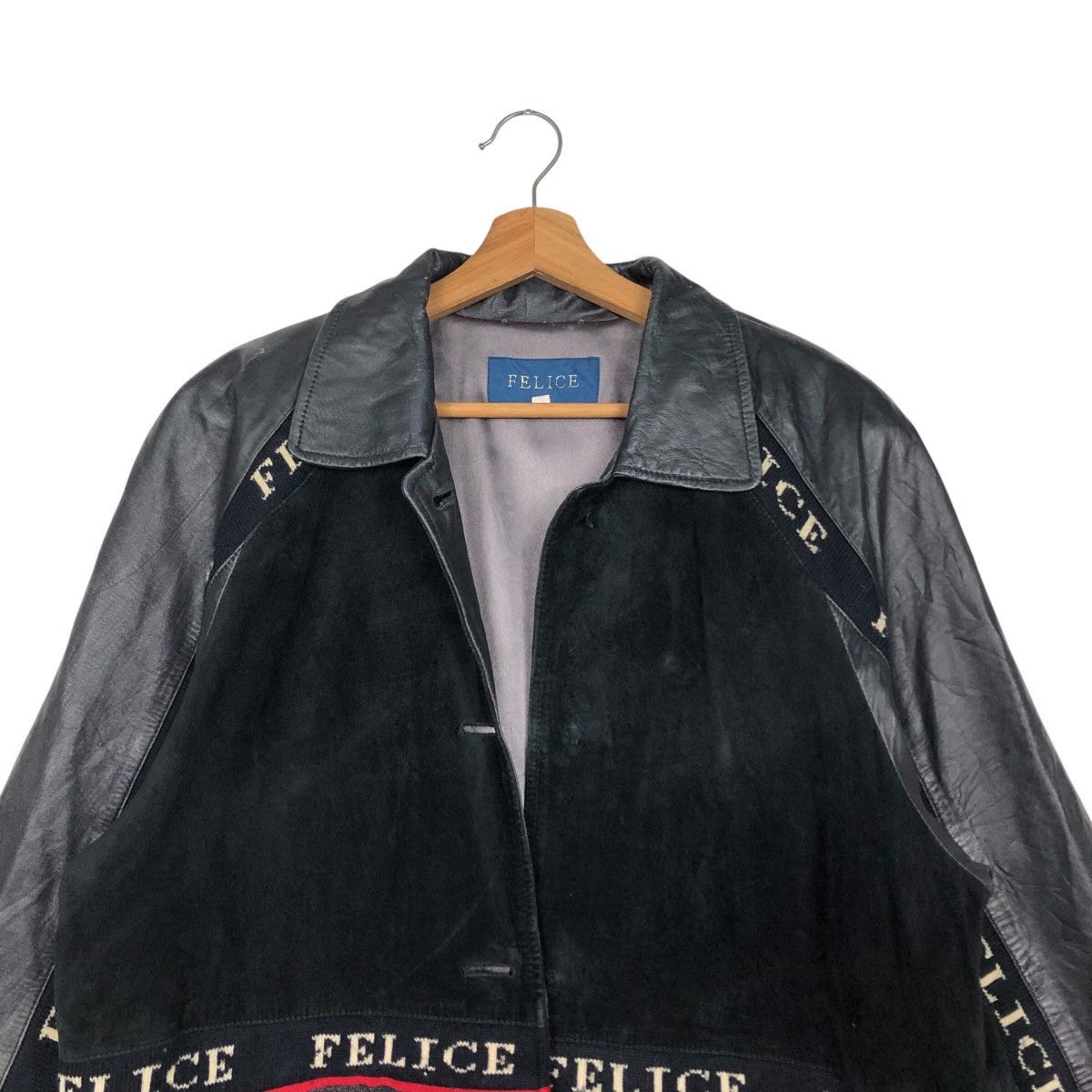 Japanese Brand 📌Vintage Soft Leather Biker Jacket Felice Issey Miyake Size US M / EU 48-50 / 2 - 4 Thumbnail