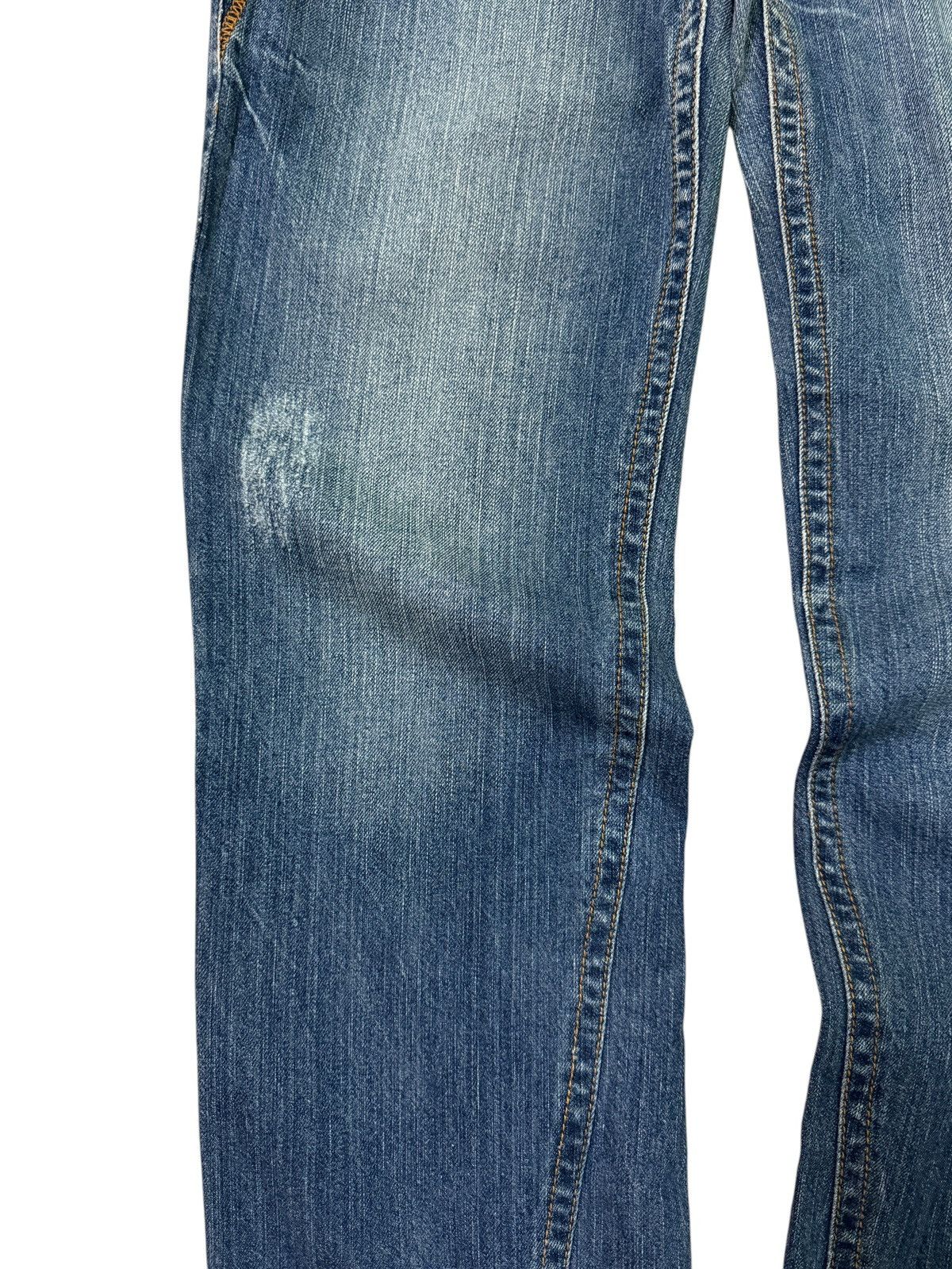 Hysteric Glamour BLUE MOON BLUE DOUBLE WAIST COLOURFUL EMBROIDERY DENIM Size US 29 - 7 Thumbnail