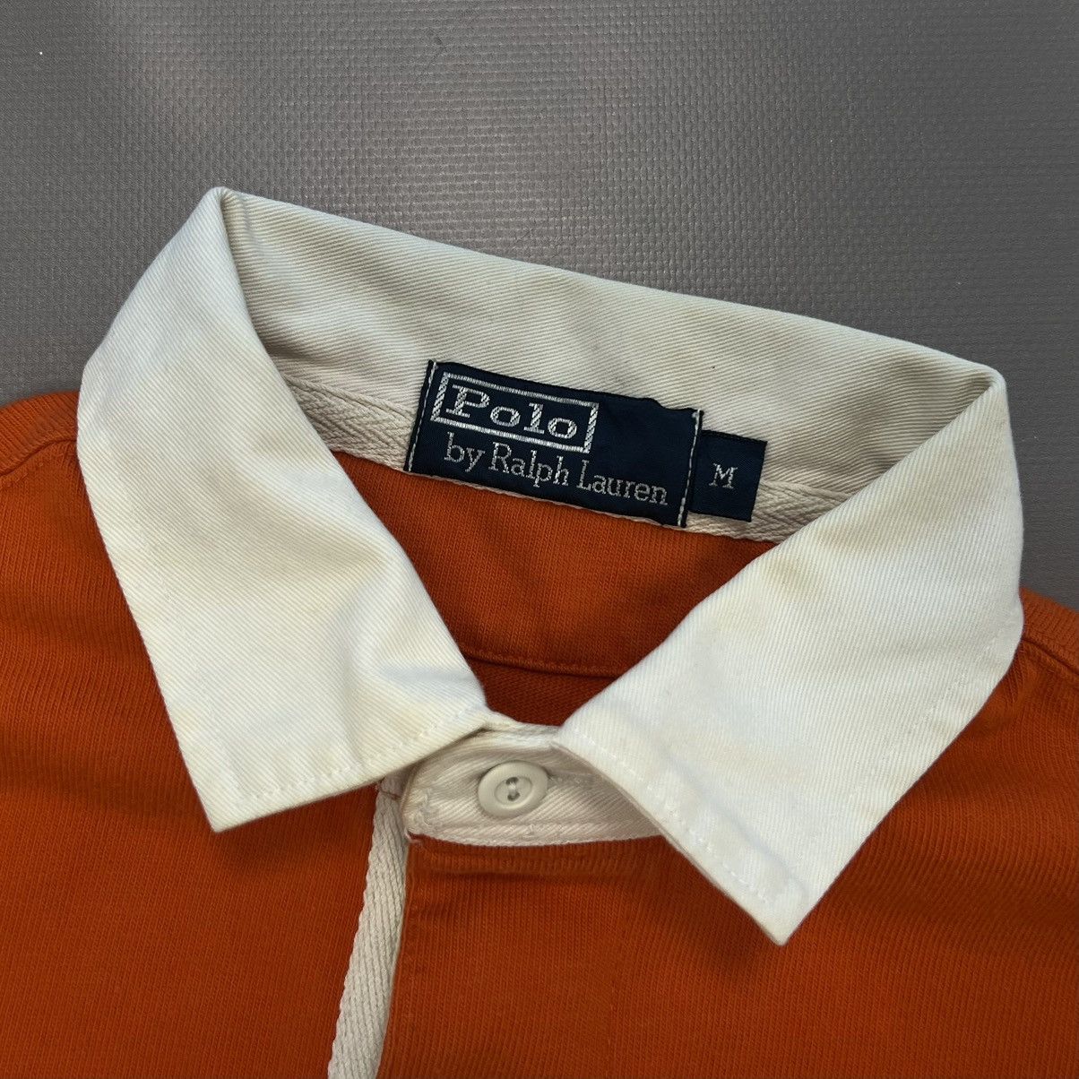 Polo Ralph Lauren × Rugby Ralph Lauren × Vintage Vintage Polo Ralph Lauren Big Logo #6 Rugby Shirt Size M Size US M / EU 48-50 / 2 - 13 Thumbnail